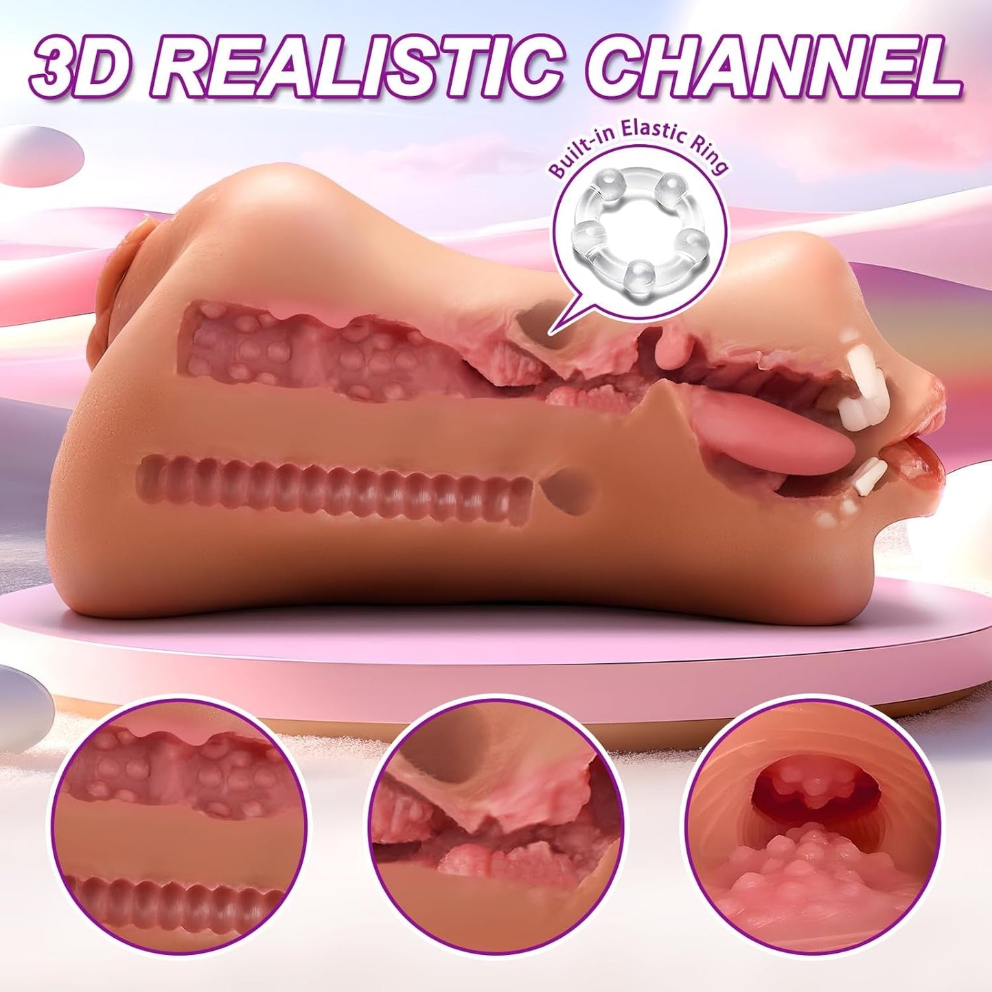 VelvetBite 3-in-1 Deep Throat Pocket Pussy Stroker - Vixen | Nova Network