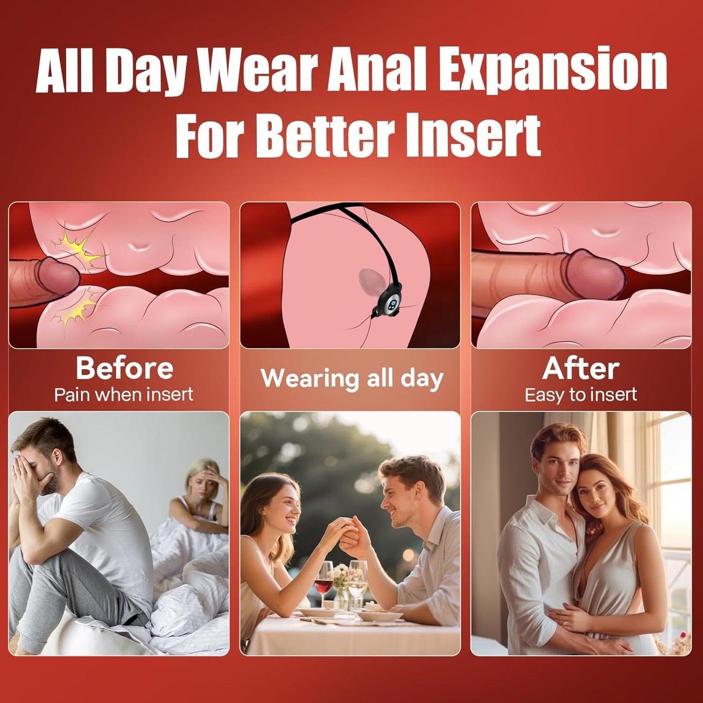 VelvetBound App Control Wearable Vibrating Butt Plug - Vixen Adult Playroom