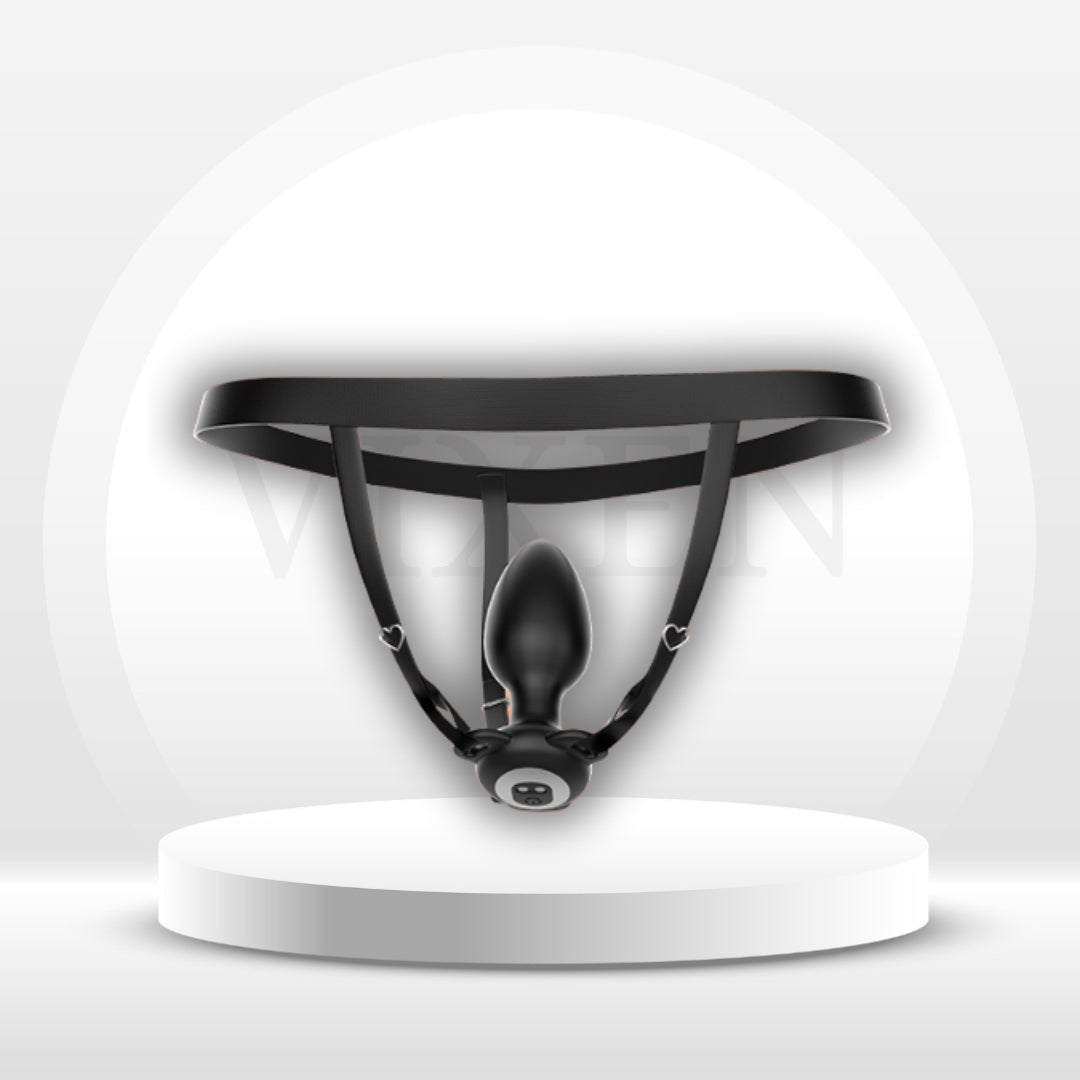 VelvetBound App Control Wearable Vibrating Butt Plug - Vixen Adult Playroom