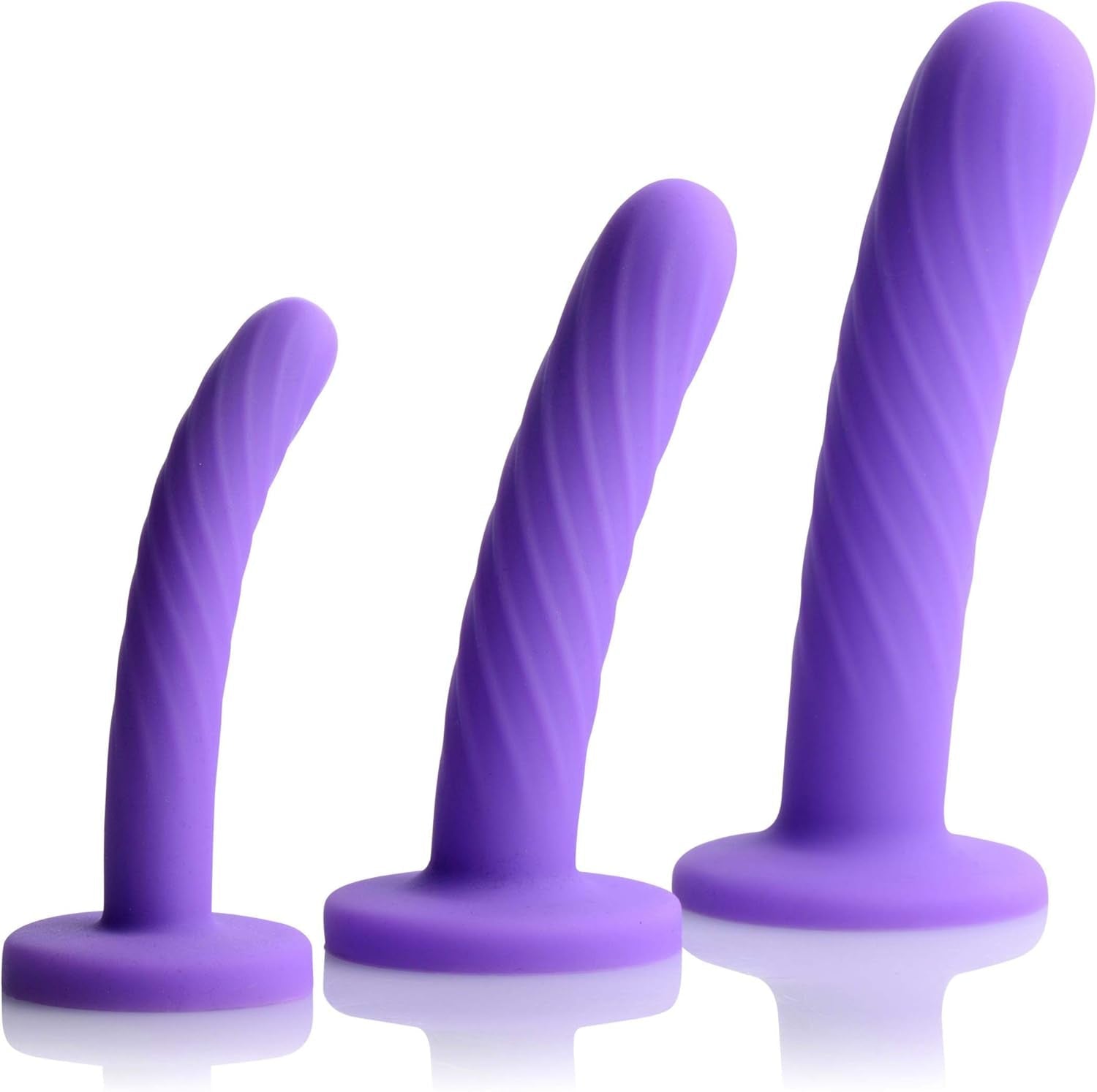 VelvetCurve 3 - Piece Silicone Dildo Set - Vixen | Nova Network