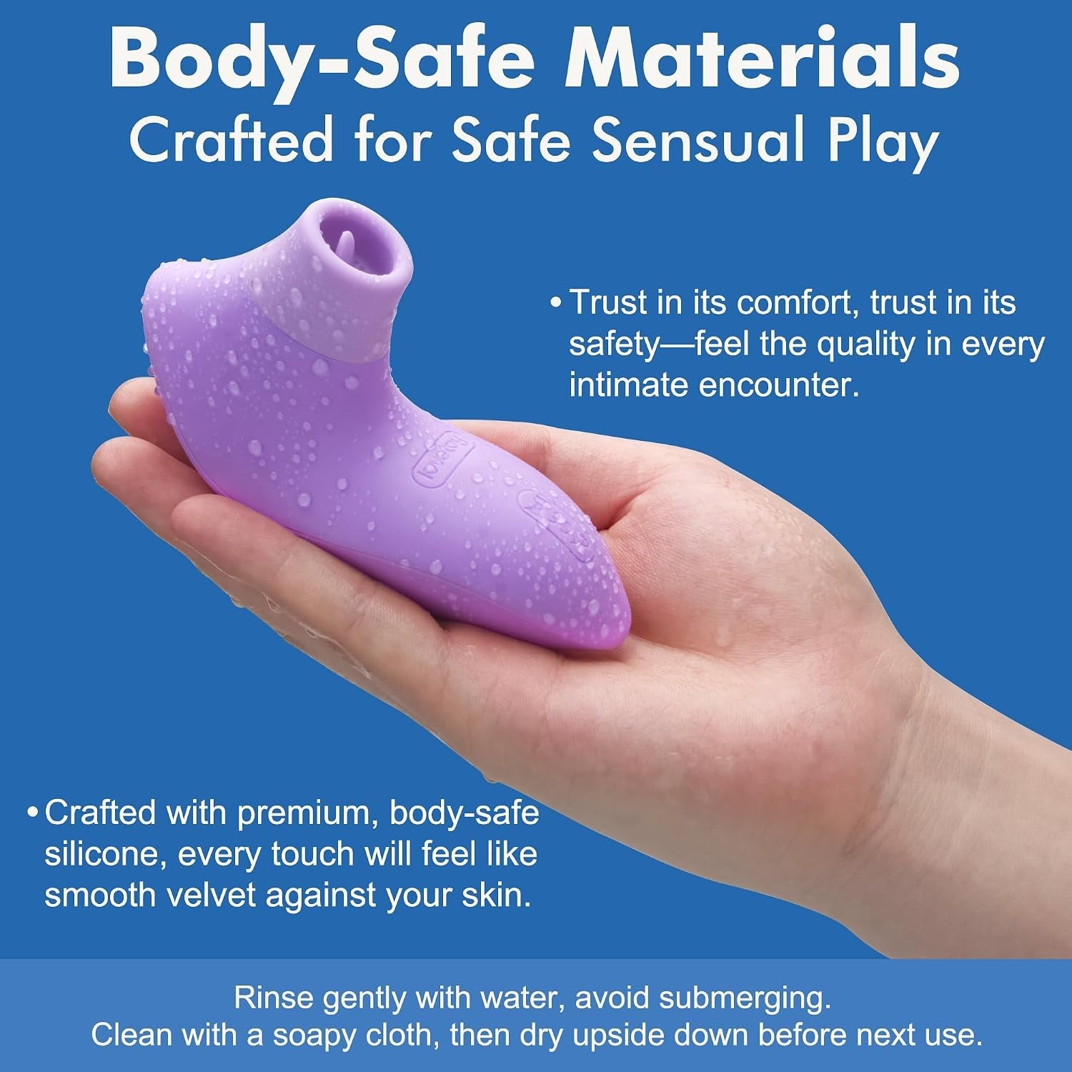 VelvetFlick Tongue-Flicking Rose Vibrator – Clit & Nipple Teaser - Vixen Adult Playroom
