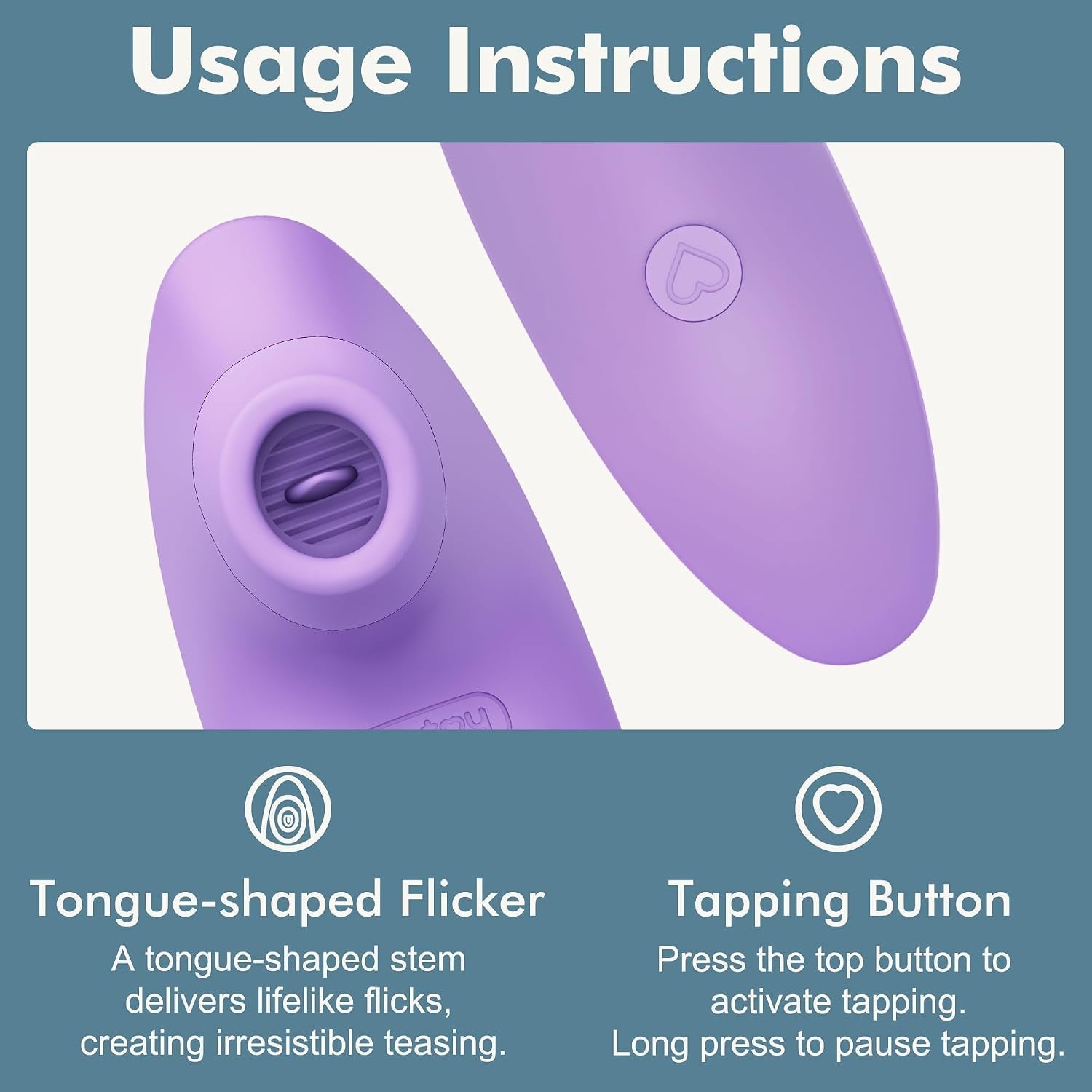 VelvetFlick Tongue-Flicking Rose Vibrator – Clit & Nipple Teaser - Vixen Adult Playroom