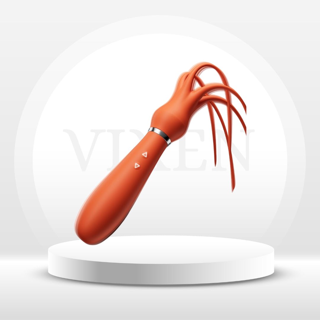 VelvetFlicker Vibrating BDSM Sex Whip & Wand - Vixen | Nova Network