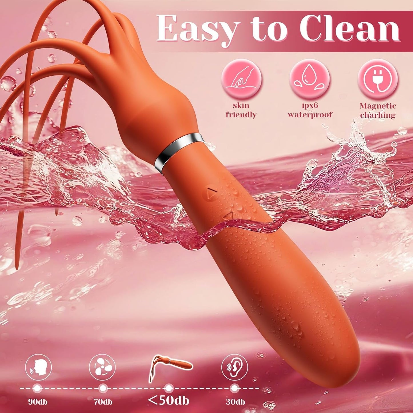 VelvetFlicker Vibrating BDSM Sex Whip & Wand - Vixen | Nova Network