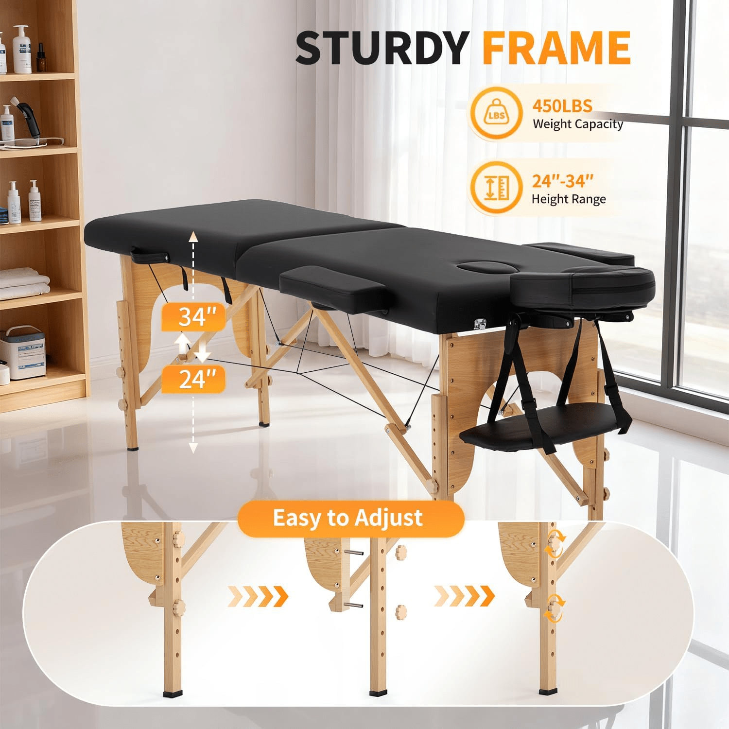 VelvetFold Portable Sensual Massage Sex Table - Vixen | Nova Network