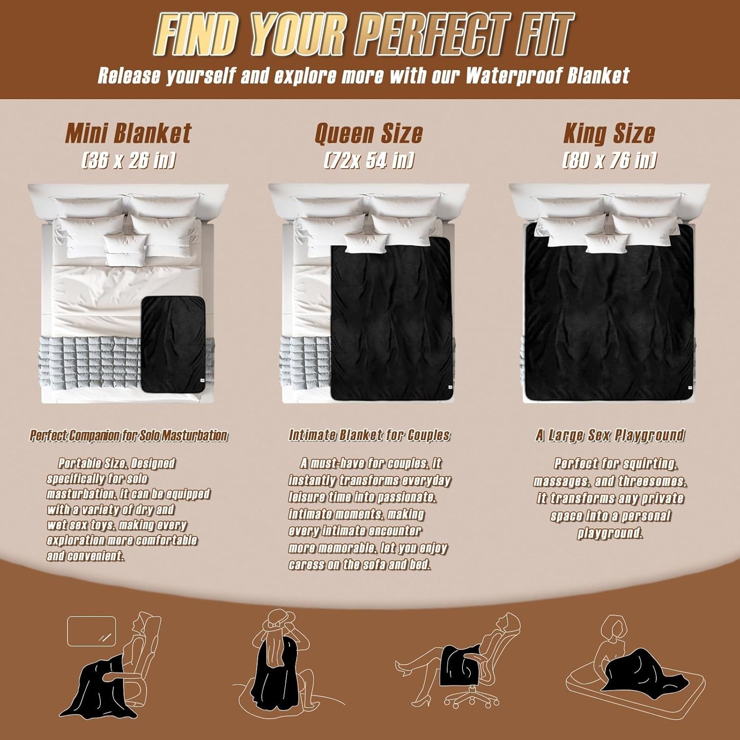 VelvetGuard Waterproof Sex Blanket - Vixen | Nova Network