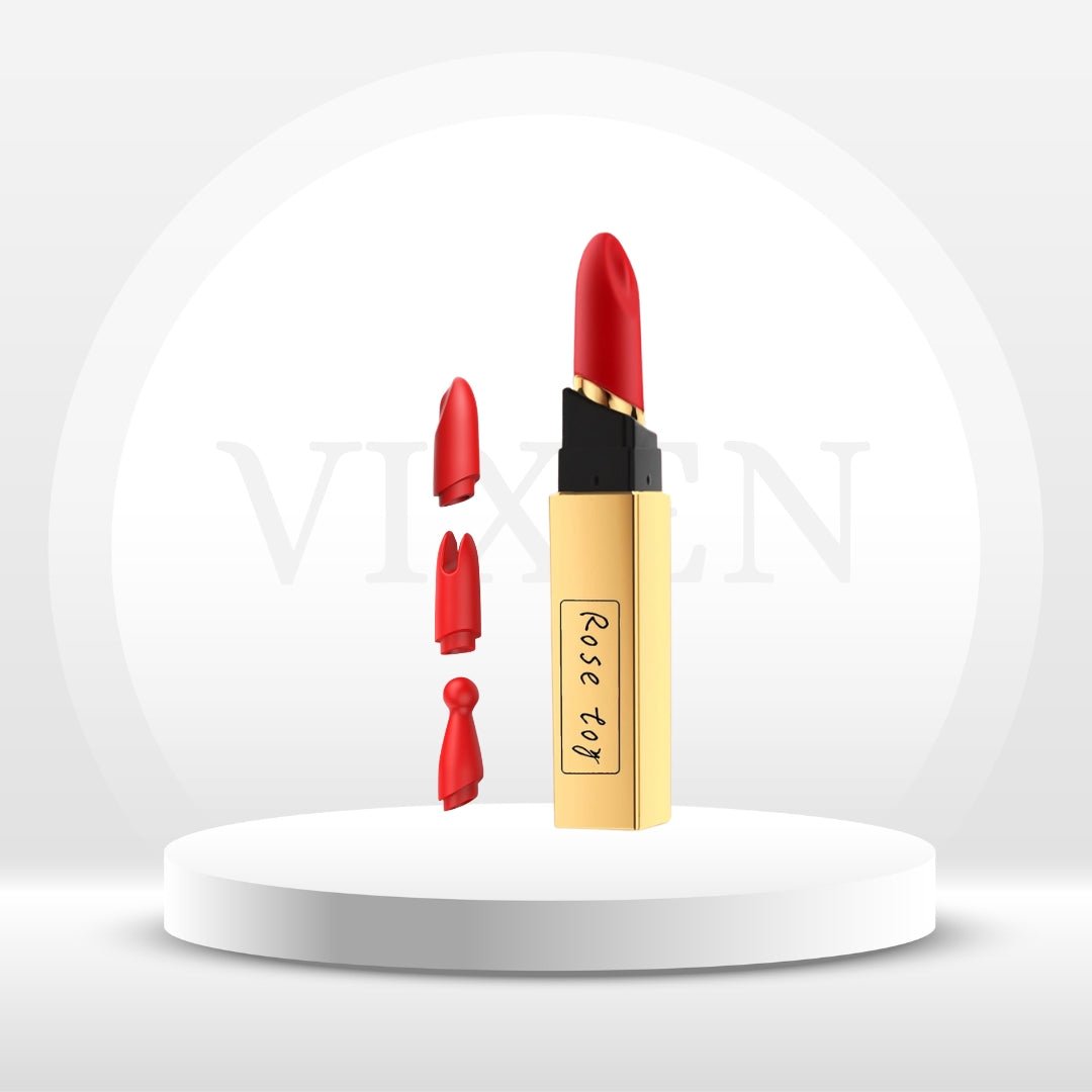 VelvetKiss 3 - in - 1 Lipstick Bullet Vibrator - Vixen | Nova Network