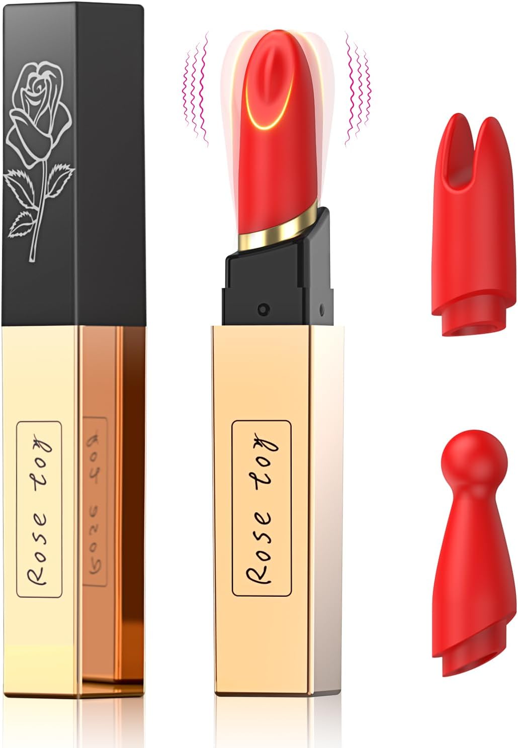 VelvetKiss 3 - in - 1 Lipstick Bullet Vibrator - Vixen | Nova Network