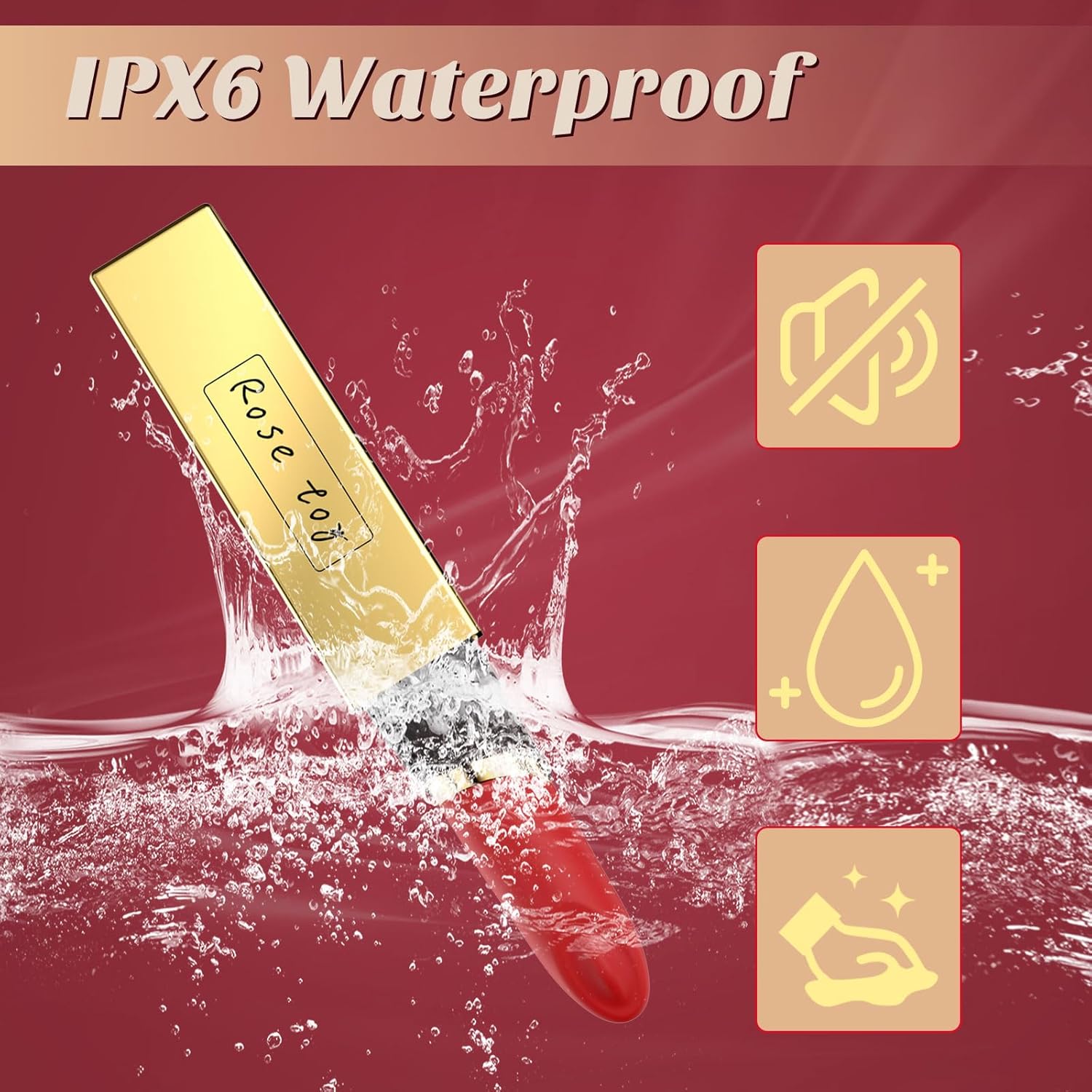 VelvetKiss 3 - in - 1 Lipstick Bullet Vibrator - Vixen | Nova Network