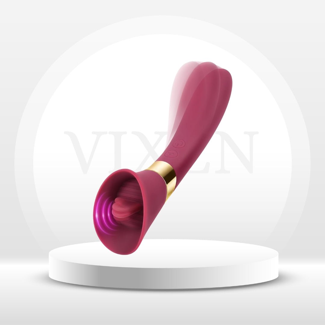 VelvetLick Clit Licking Vibrator Dual Motor Tongue Wand - Vixen | Nova Network