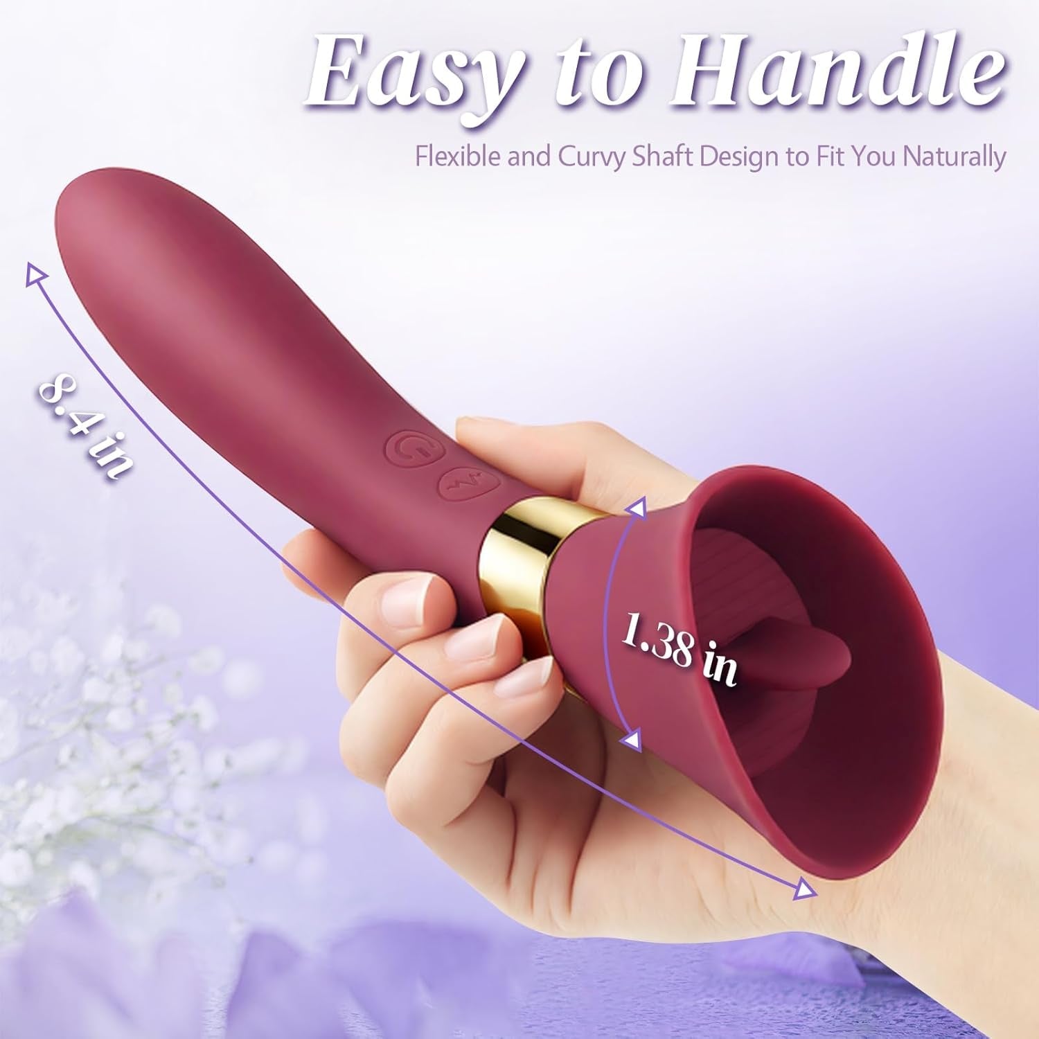 VelvetLick Clit Licking Vibrator Dual Motor Tongue Wand - Vixen | Nova Network