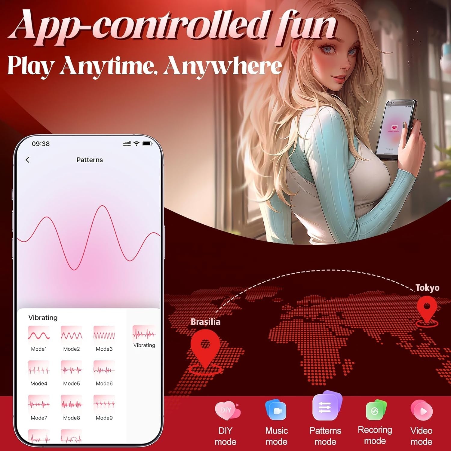 VelvetLink Wearable Couples Panty Vibrator with Suction - Vixen | Nova Network