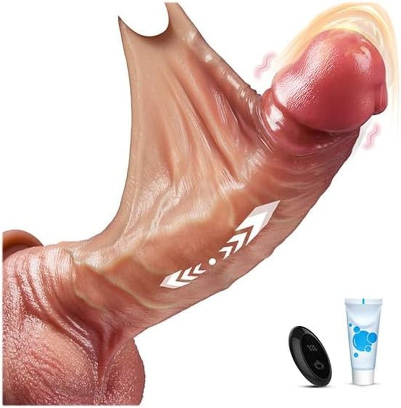 VelvetMotion Sliding - Skin Foreskin Vibrating Dildo - Vixen | Nova Network