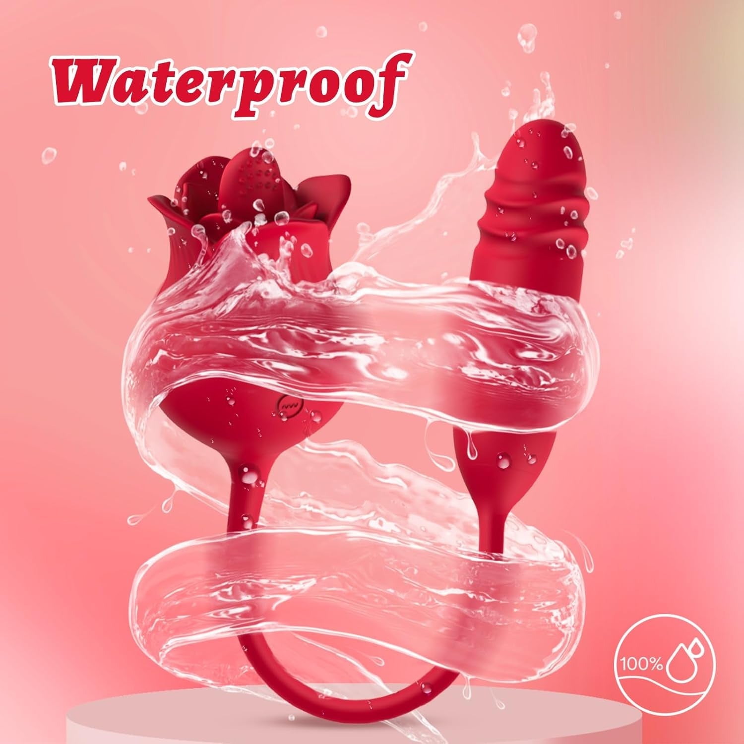 VelvetPetal Rose Licking Dual - Ended G - Spot Vibrator - Vixen | Nova Network
