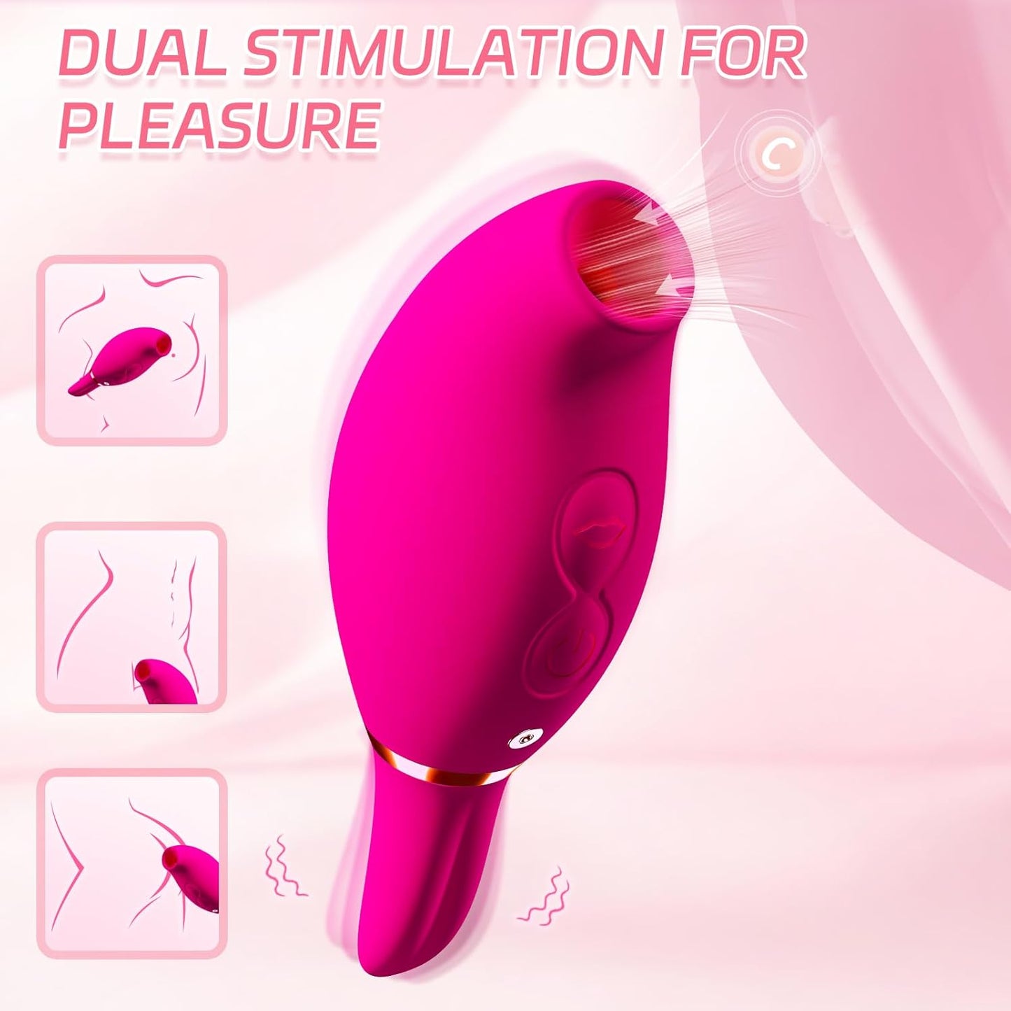 VelvetRush Dual - End Clit Suction & Nipple Vibrator - Vixen | Nova Network