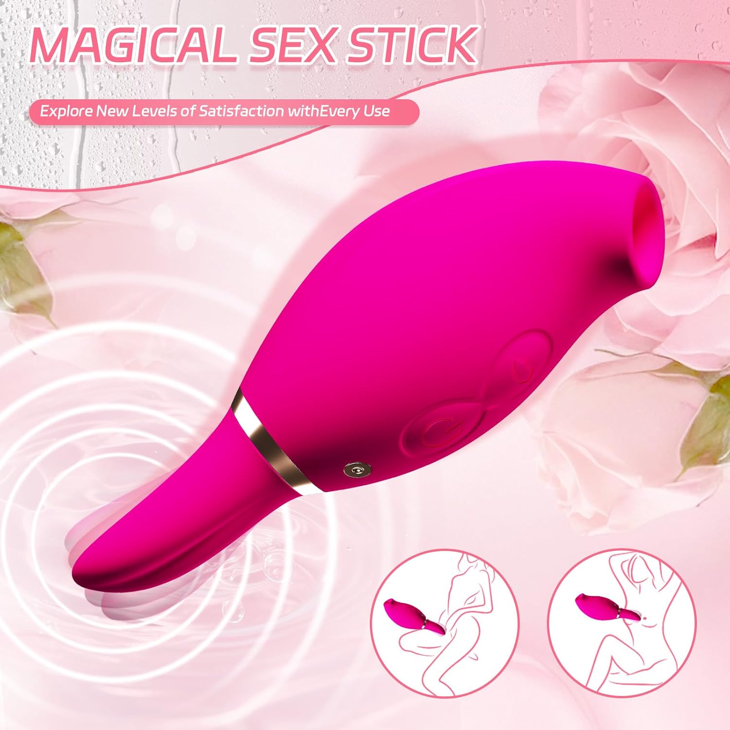 VelvetRush Dual - End Clit Suction & Nipple Vibrator - Vixen | Nova Network
