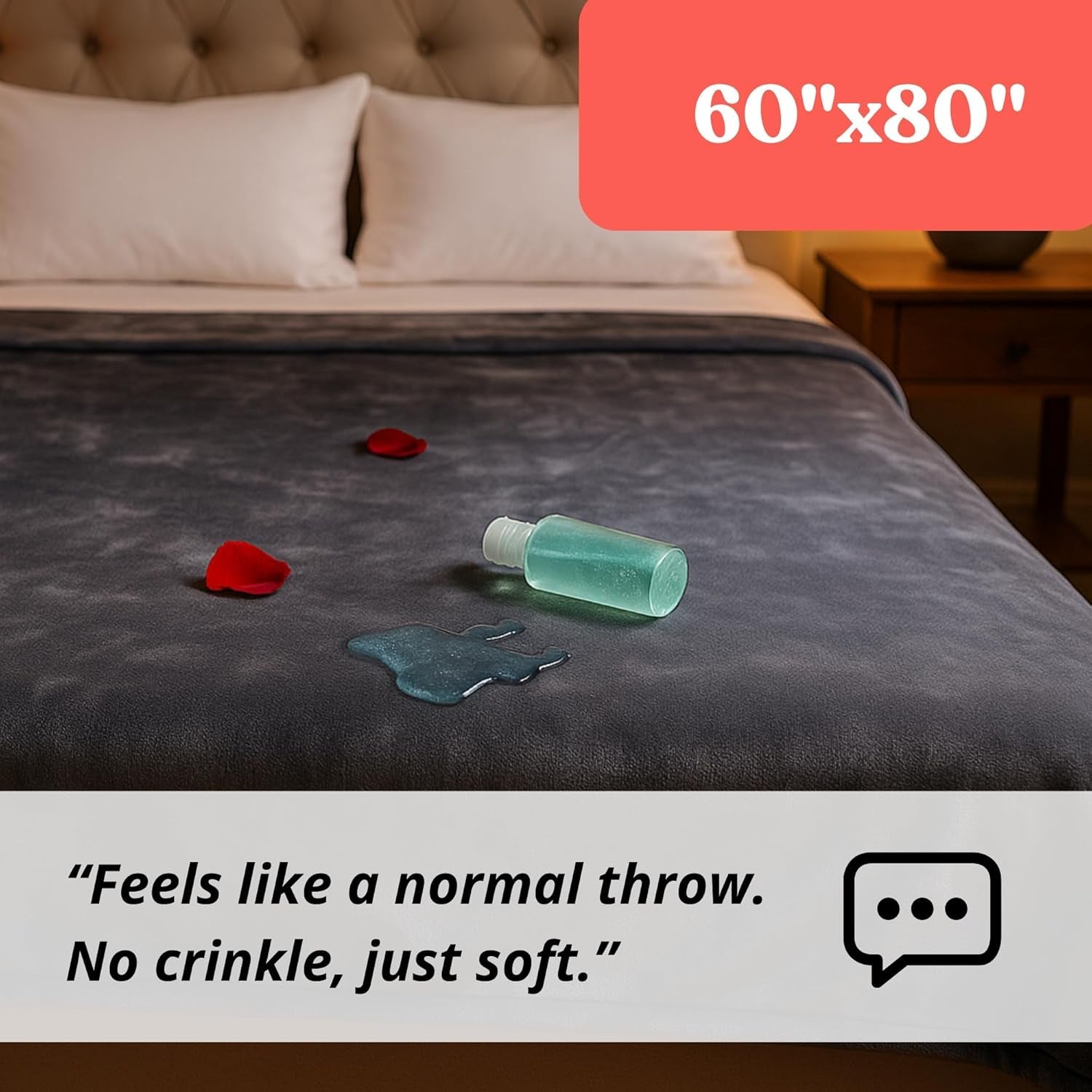 VelvetShield Waterproof Queen Sex Blanket - Vixen | Nova Network