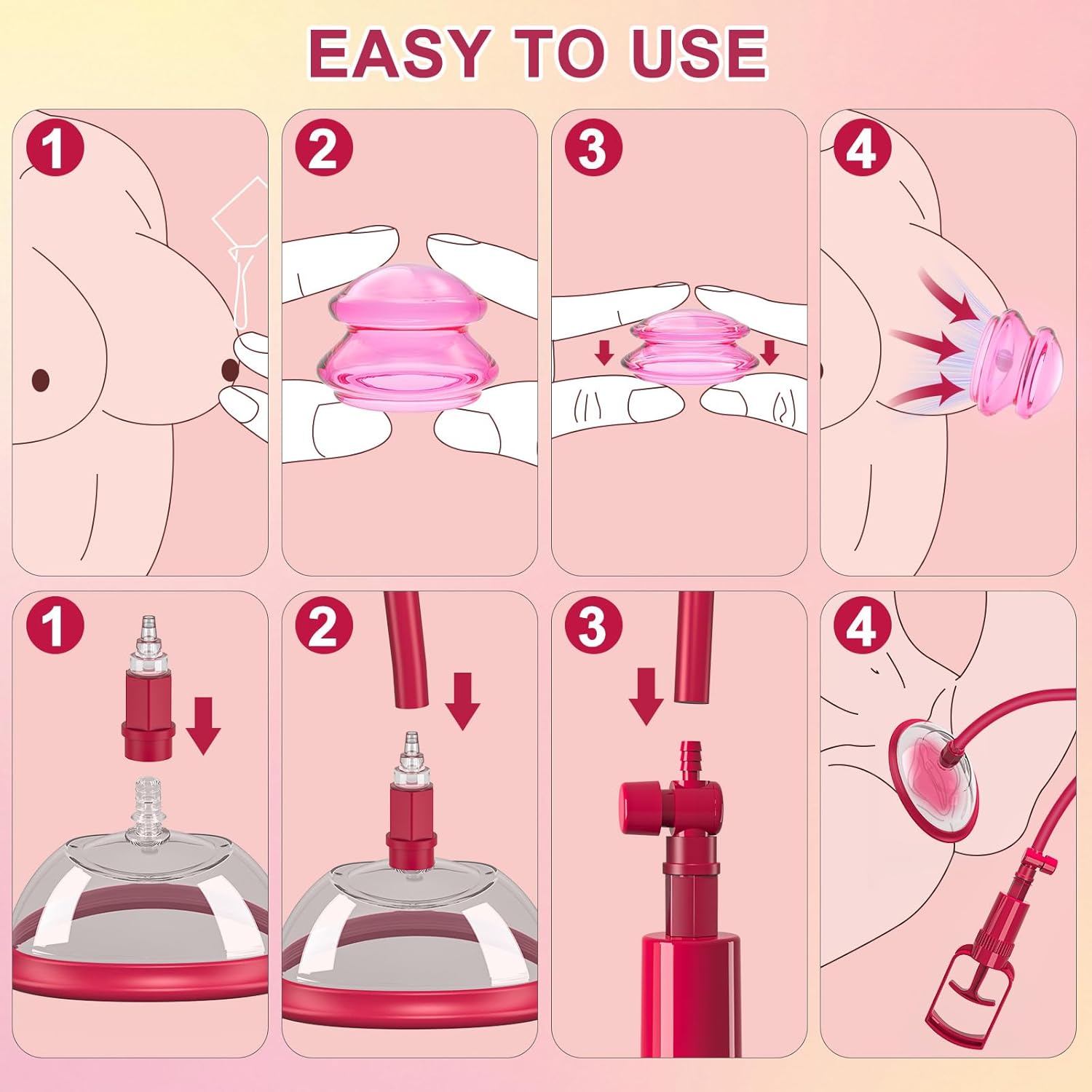 VelvetSuction 3 - in - 1 Manual Clit & Nipple Pump - Vixen | Nova Network