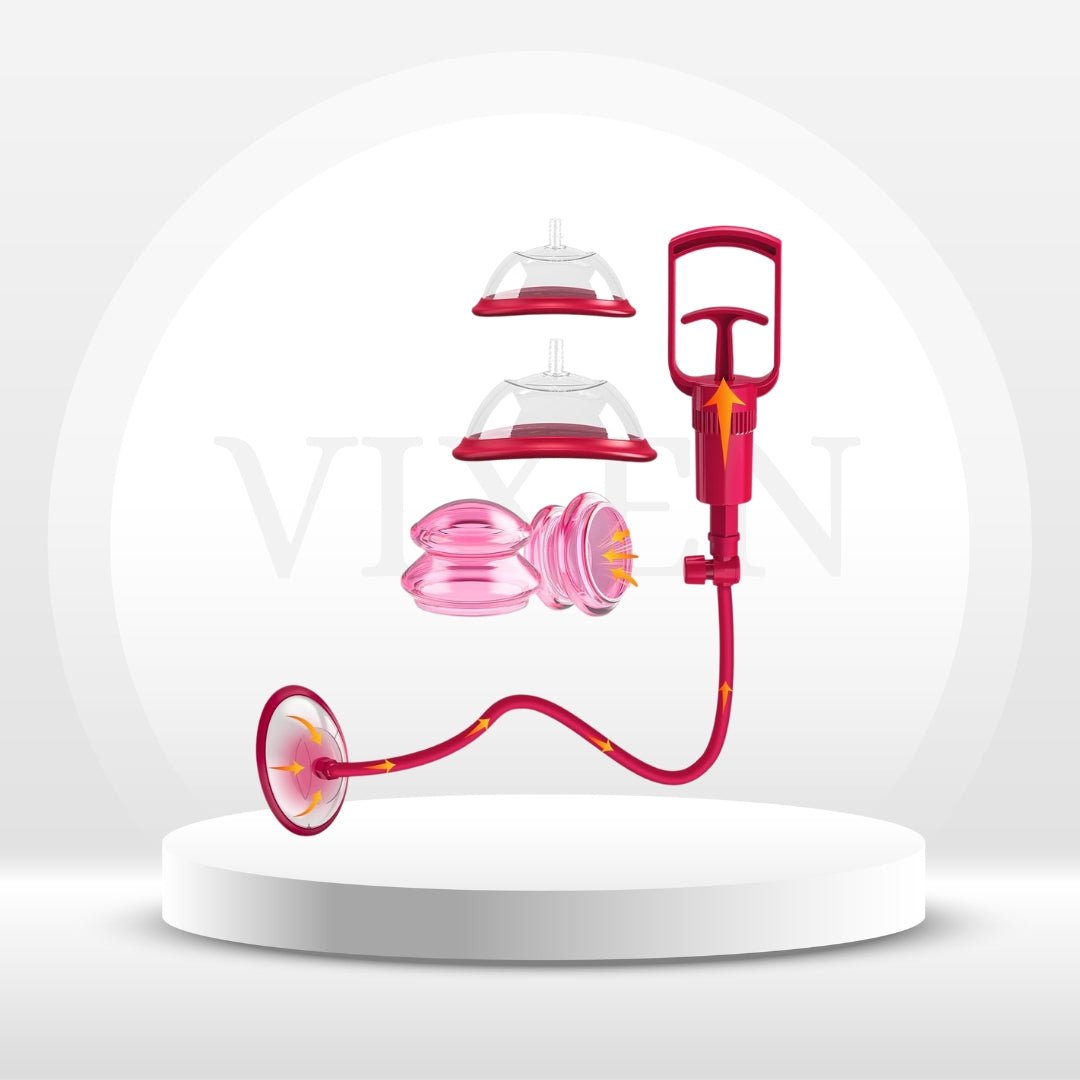 VelvetSuction 3 - in - 1 Manual Clit & Nipple Pump - Vixen | Nova Network