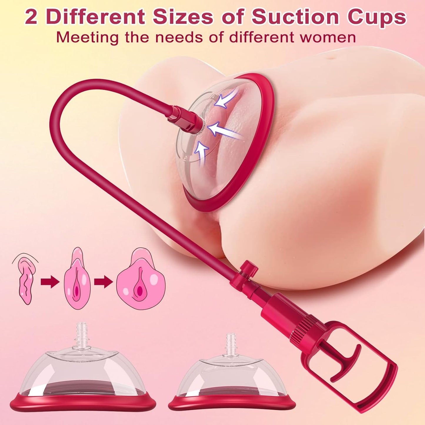 VelvetSuction 3 - in - 1 Manual Clit & Nipple Pump - Vixen | Nova Network
