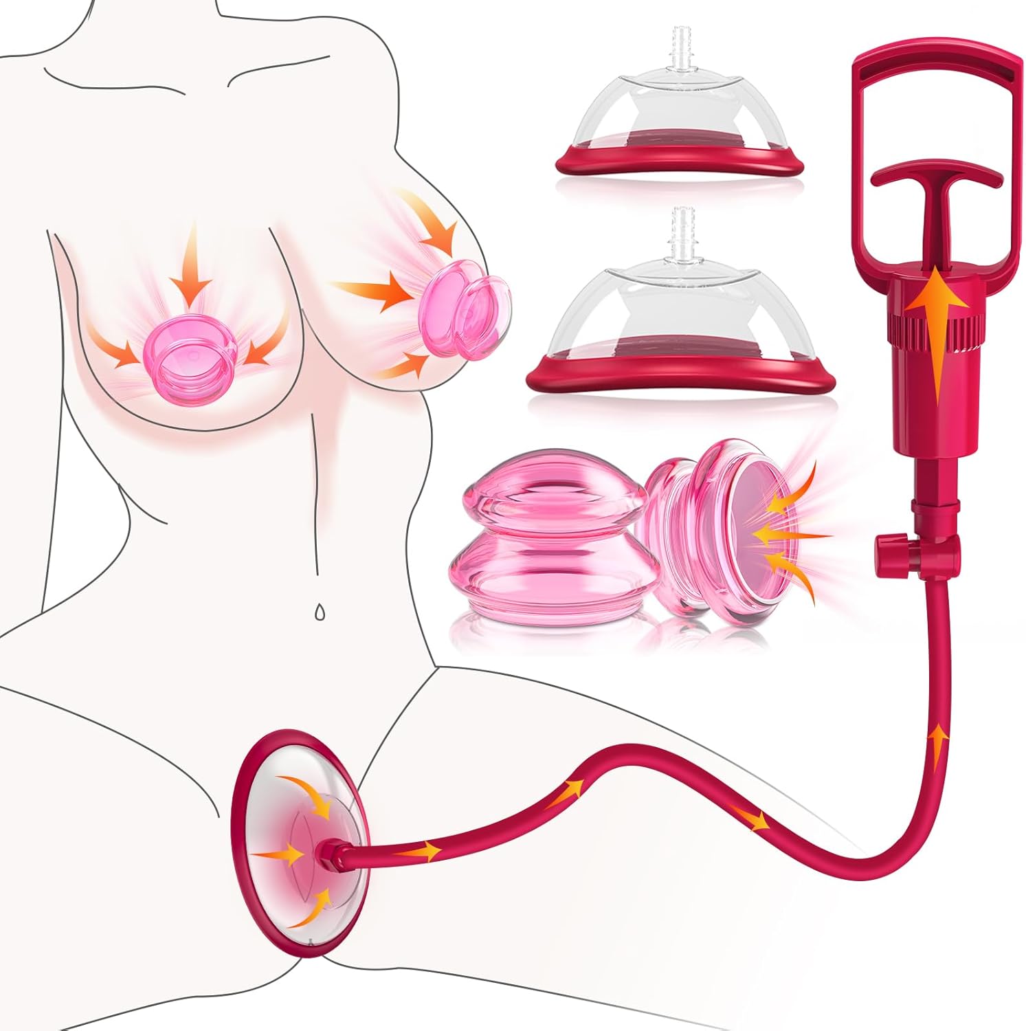 VelvetSuction 3 - in - 1 Manual Clit & Nipple Pump - Vixen | Nova Network