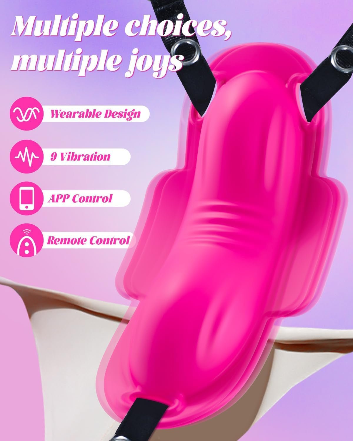 VelvetSync App/Remote Strap - On Panty Vibrator - Vixen | Nova Network
