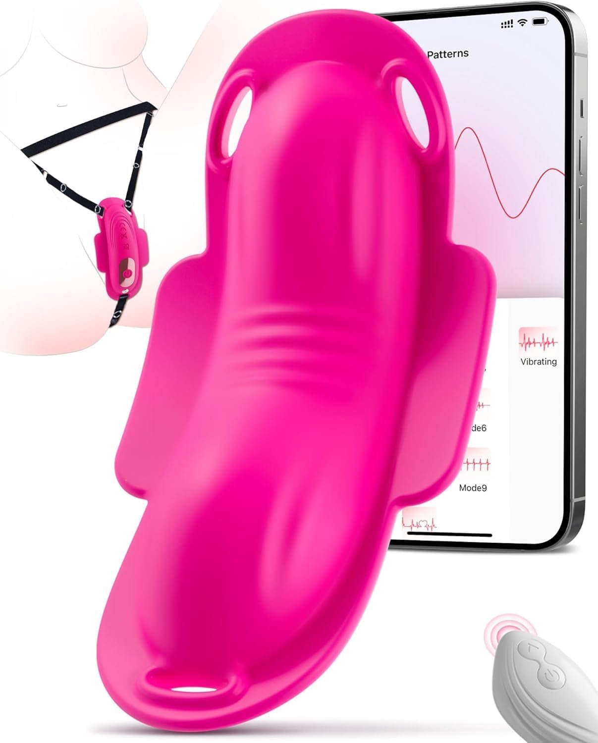 VelvetSync App/Remote Strap - On Panty Vibrator - Vixen | Nova Network