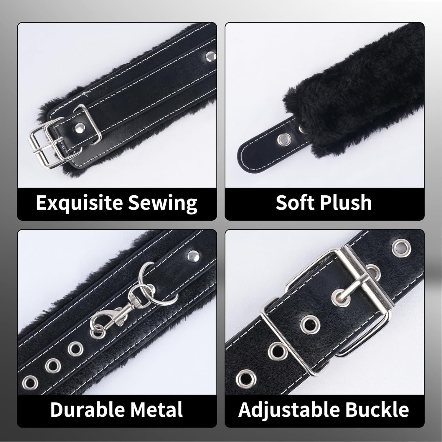 VelvetTether Bondage Collar Restraints Set - Vixen | Nova Network