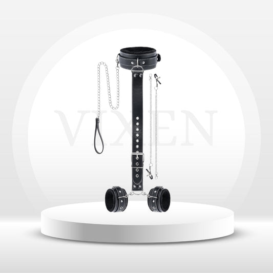 VelvetTether Bondage Collar Restraints Set - Vixen | Nova Network