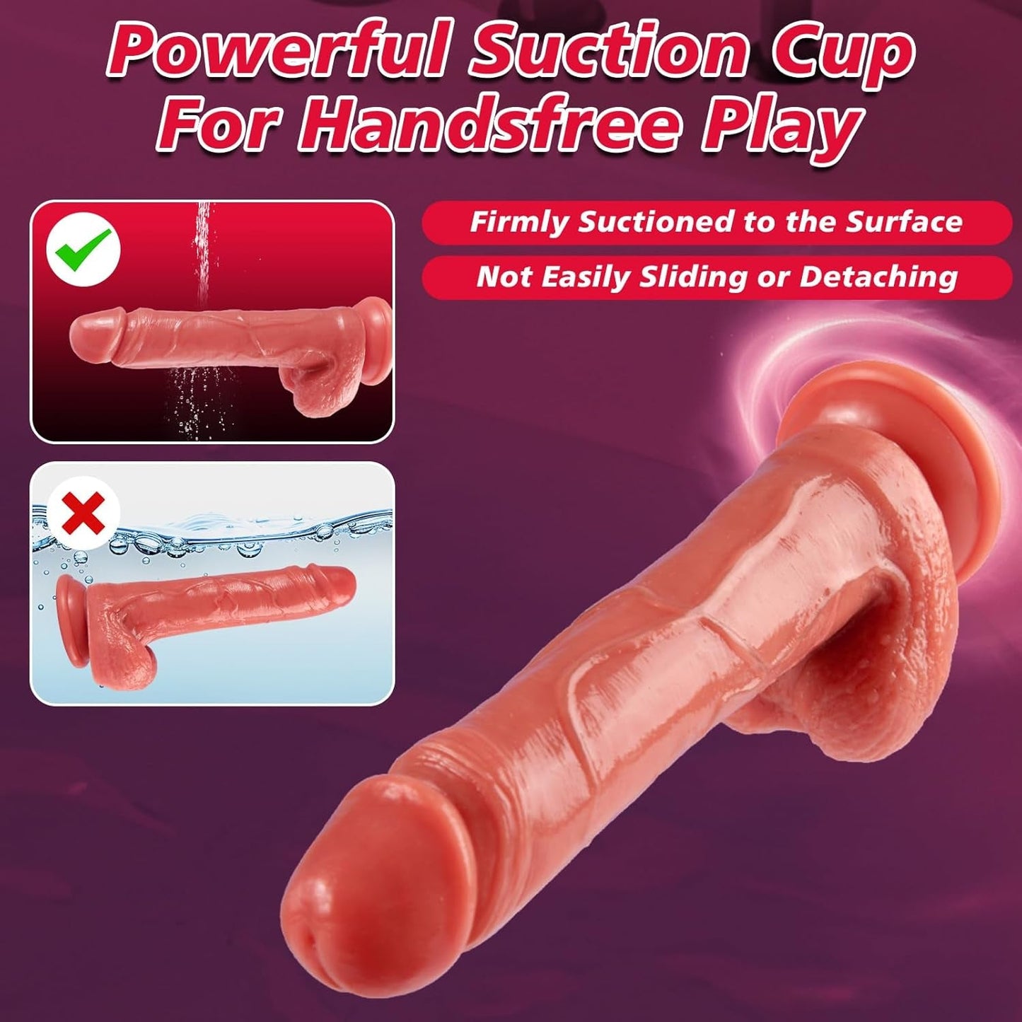 VelvetThrust Thrusting Dildo Vibrator with Remote Control - Vixen | Nova Network