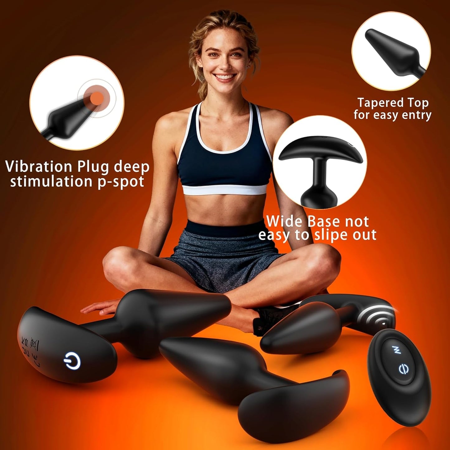 VelvetTrio 3-Pc Anal Plug Kit - Vixen Adult Playroom