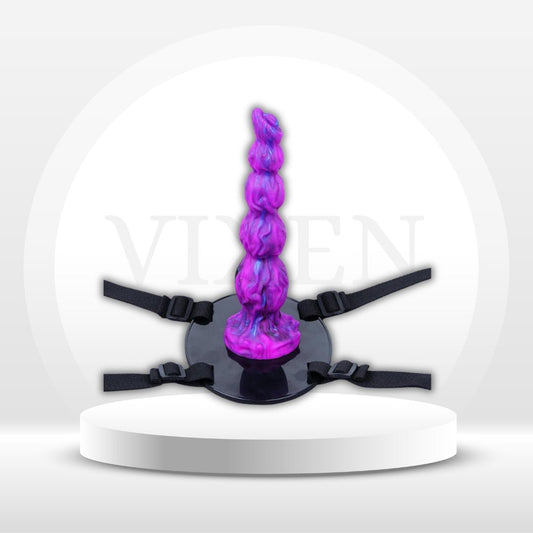 VelvetTwin XL Suction Cup Dildo Saddle - Vixen | Nova Network