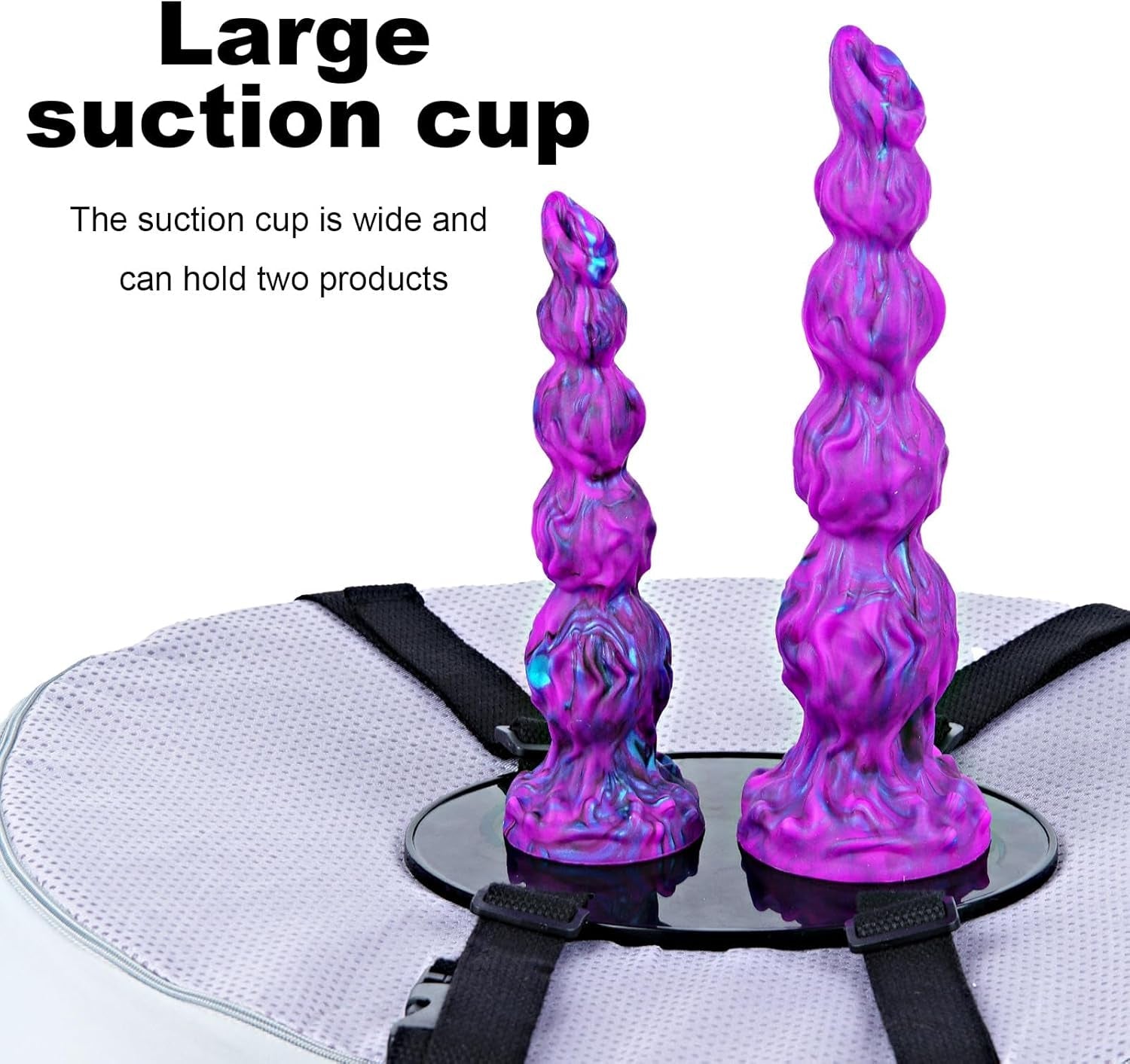 VelvetTwin XL Suction Cup Dildo Saddle - Vixen | Nova Network