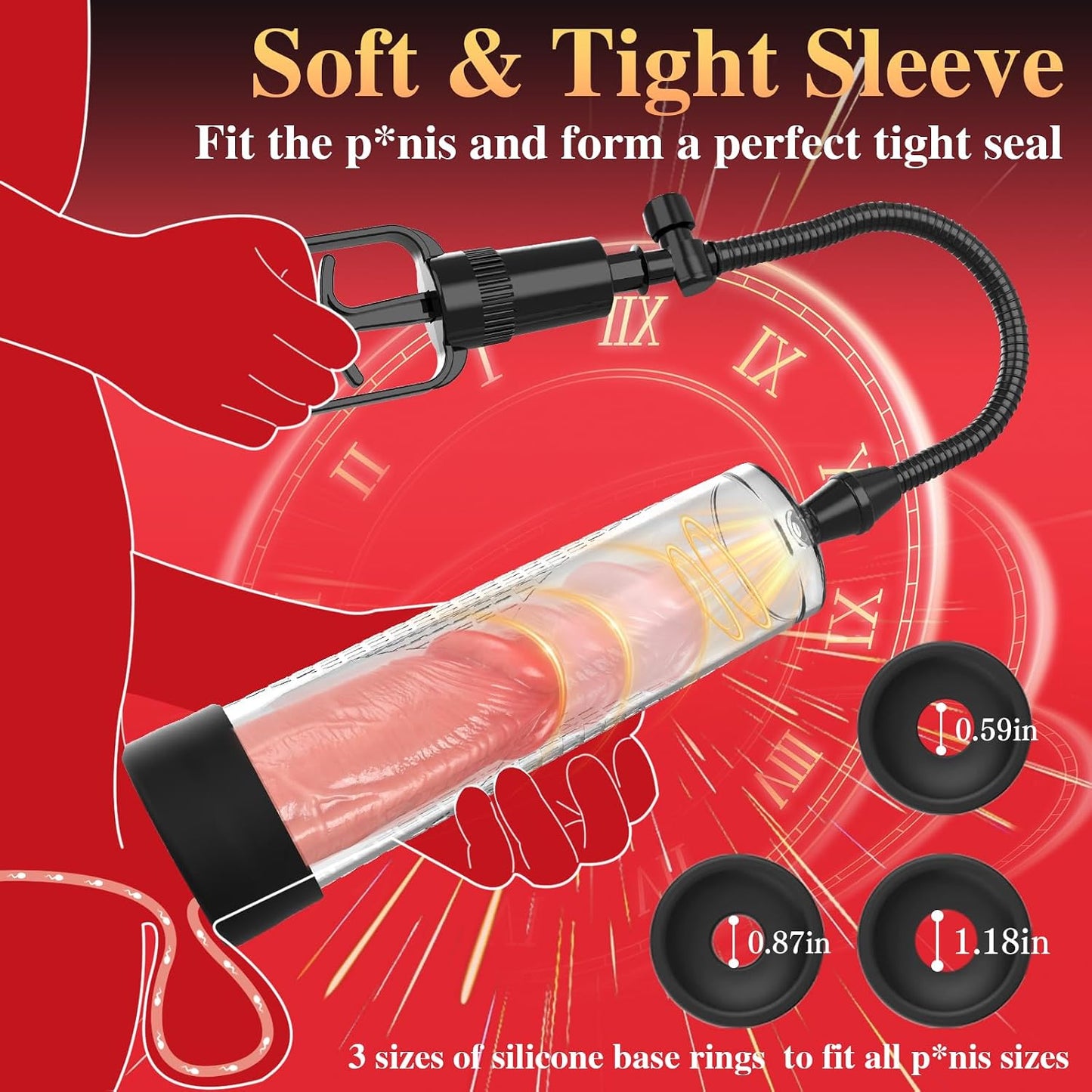 VelvetVac Couples Pump Set | Penis, Pussy & Nipple Cups - Vixen Adult Playroom