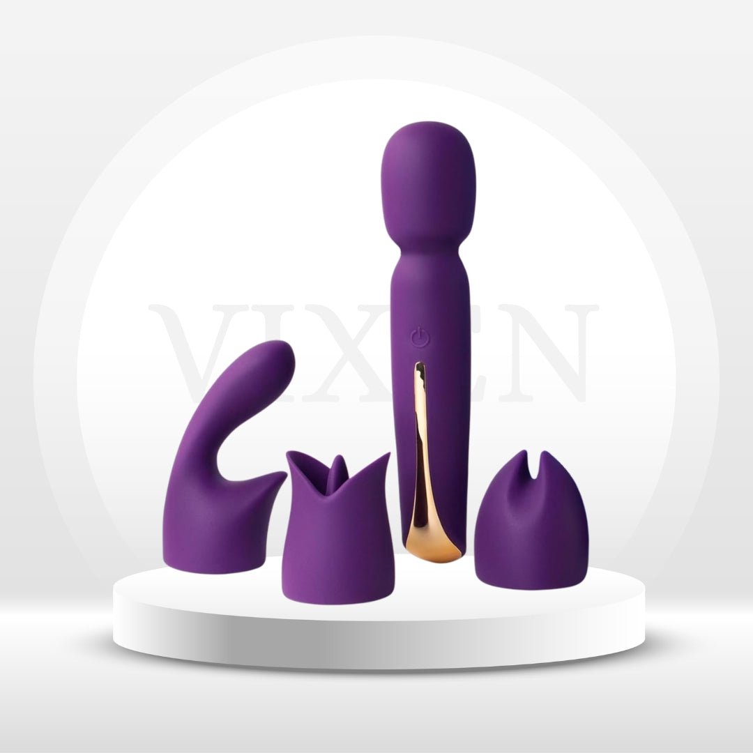 VelvetVerse 3 - Attachment Wand Vibrator Kit - Vixen | Nova Network