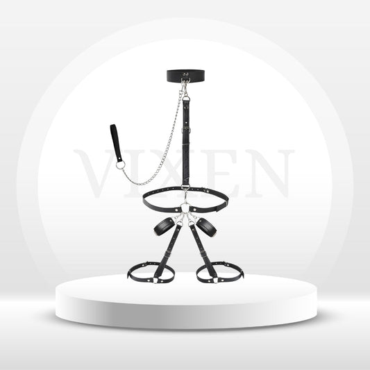 VelvetVice Wrist & Thigh BDSM Harness - Vixen | Nova Network