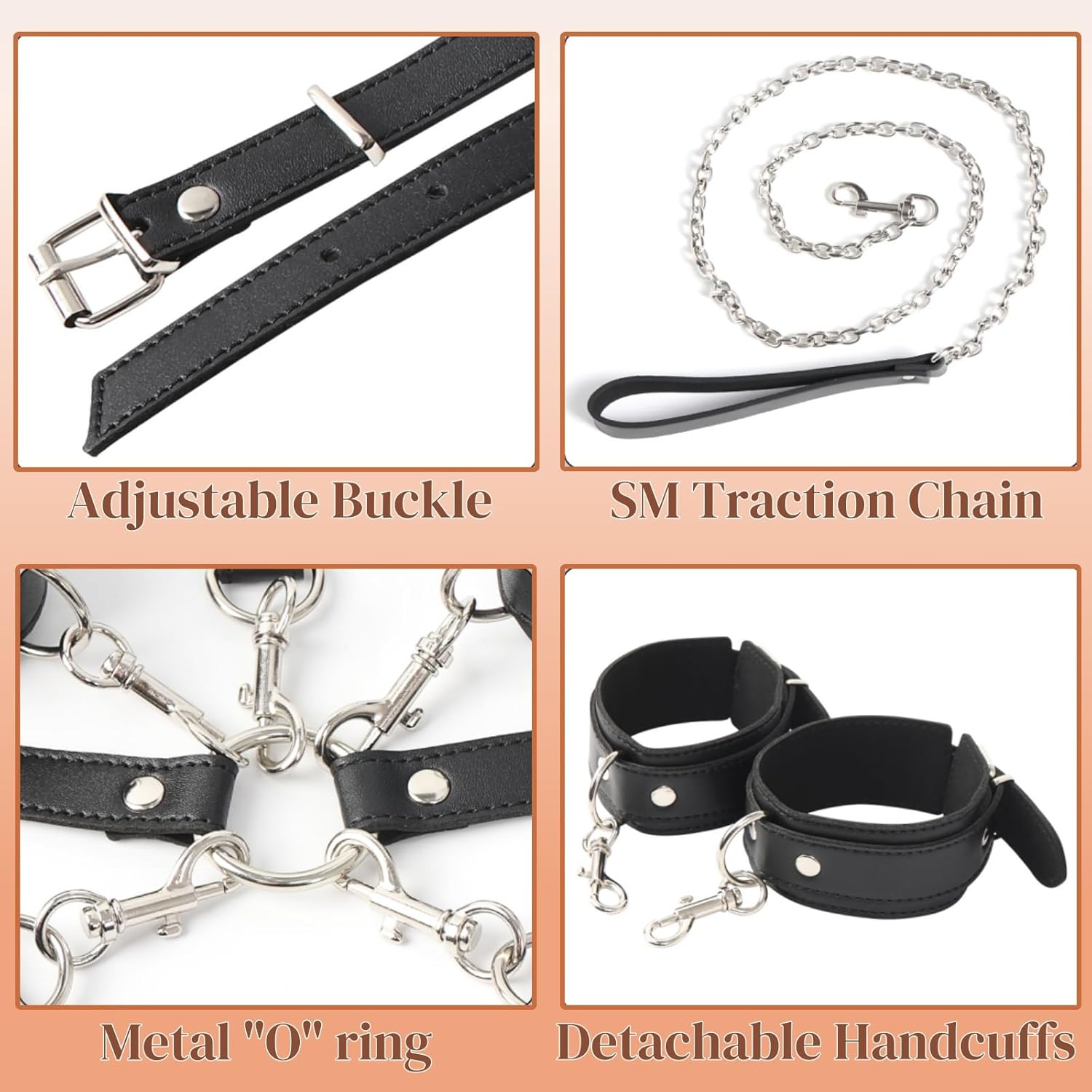 VelvetVice Wrist & Thigh BDSM Harness - Vixen | Nova Network