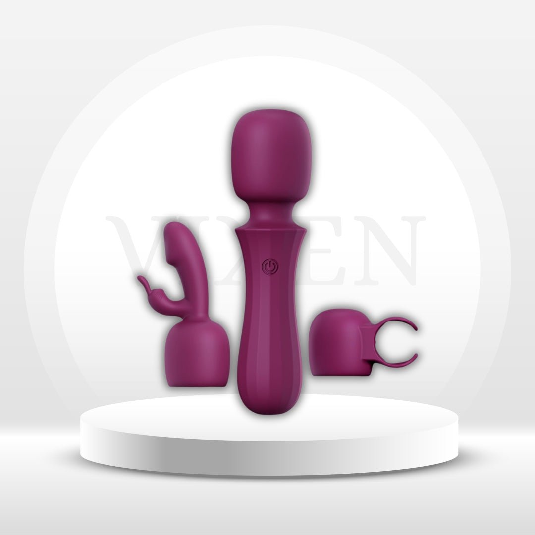 VersaPulse 3 - in - 1 Vibrator Sex Wand Kit - Vixen | Nova Network
