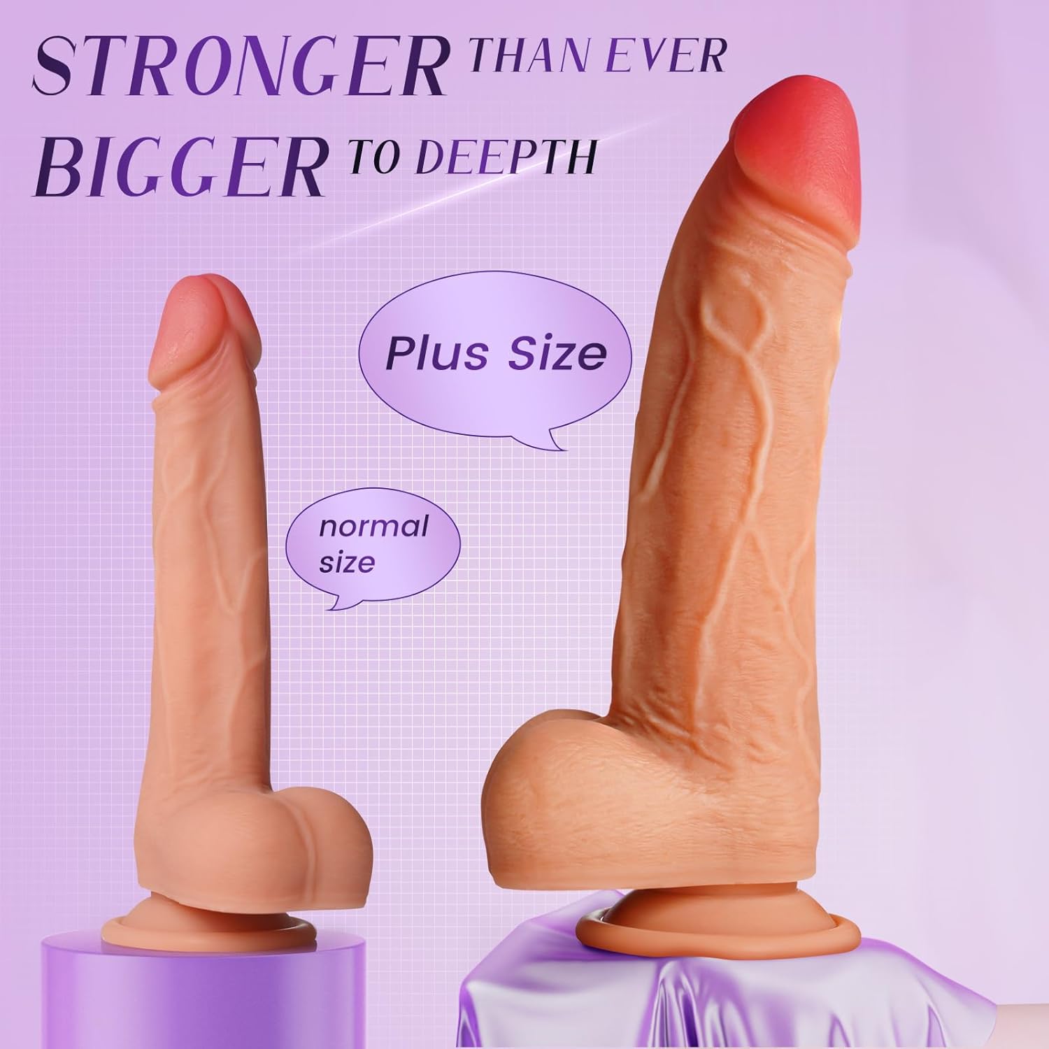 VersaVibe App - Controlled Thrusting Dildo - Vixen | Nova Network