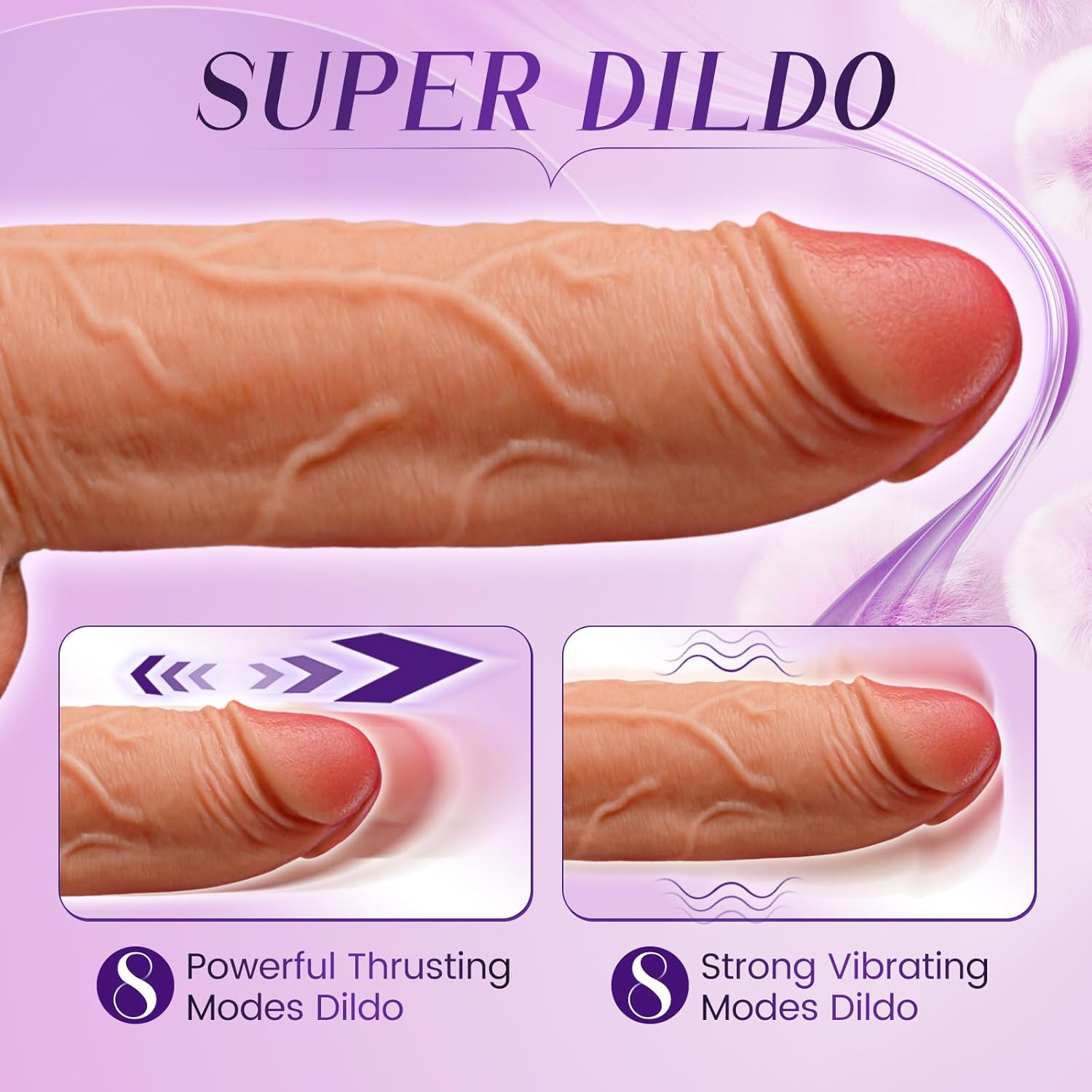 VersaVibe App - Controlled Thrusting Dildo - Vixen | Nova Network