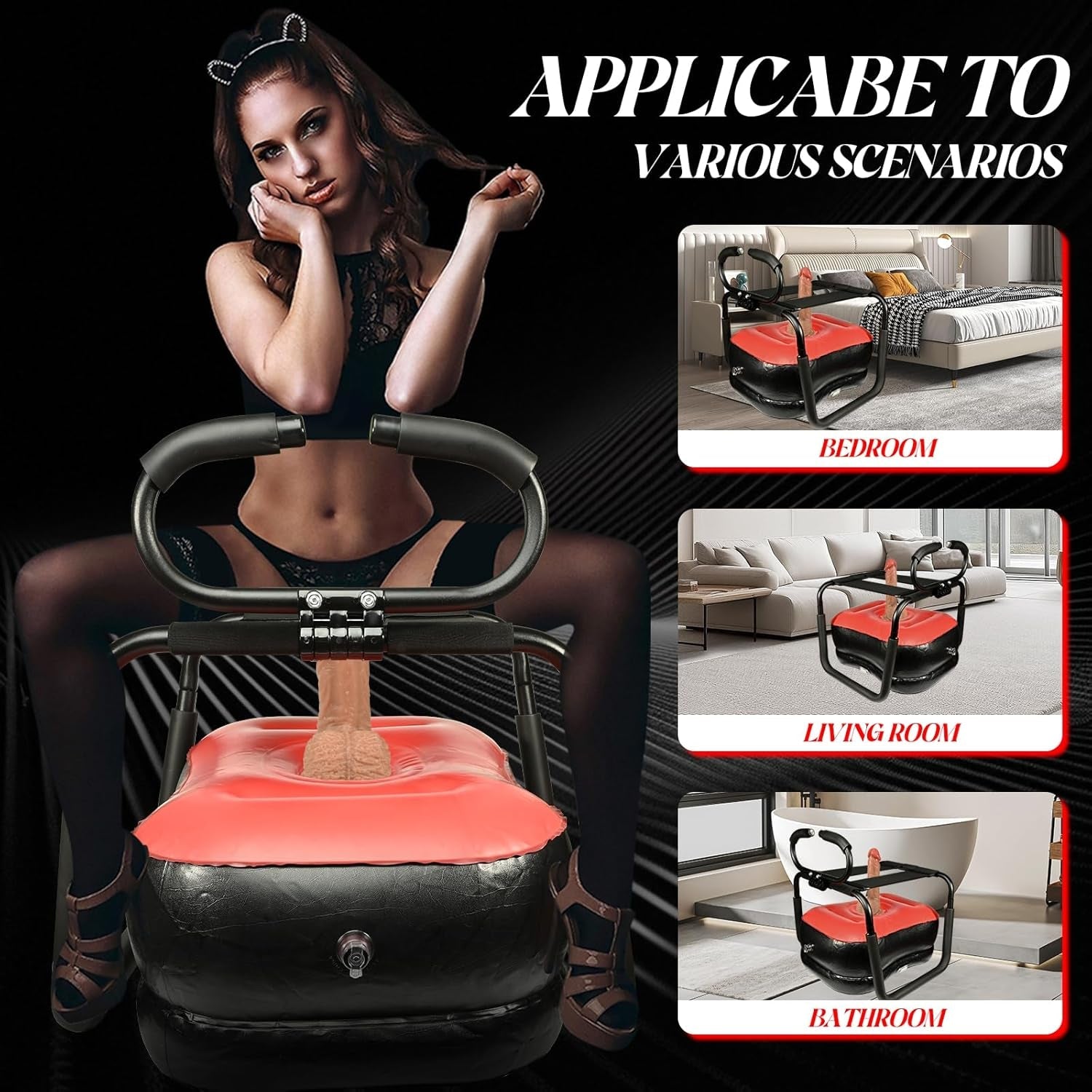 VeyraMount Sex Chair Kit with Dildo Mount - Vixen | Nova Network