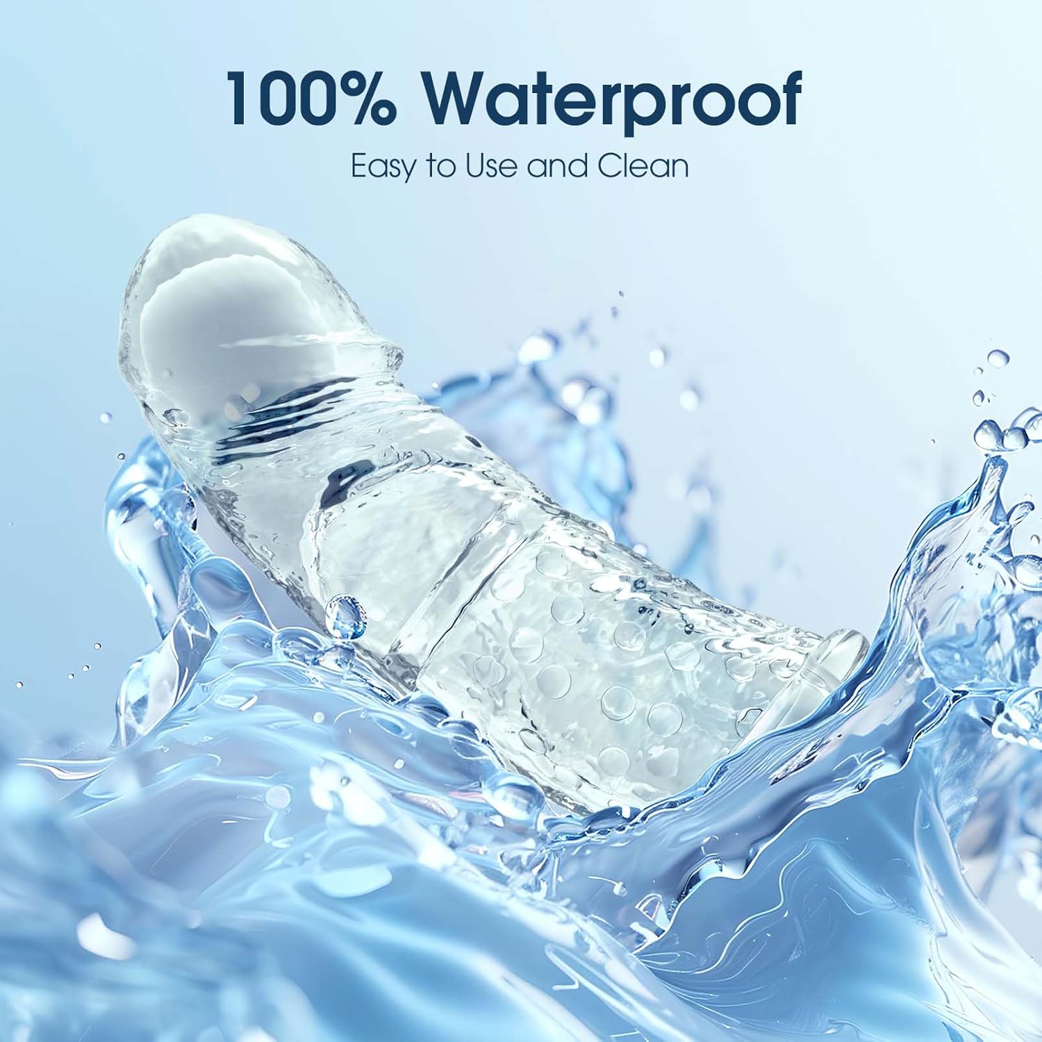 VibeBoost 4 - in - 1 Transparent Penis Sleeve - Vixen | Nova Network