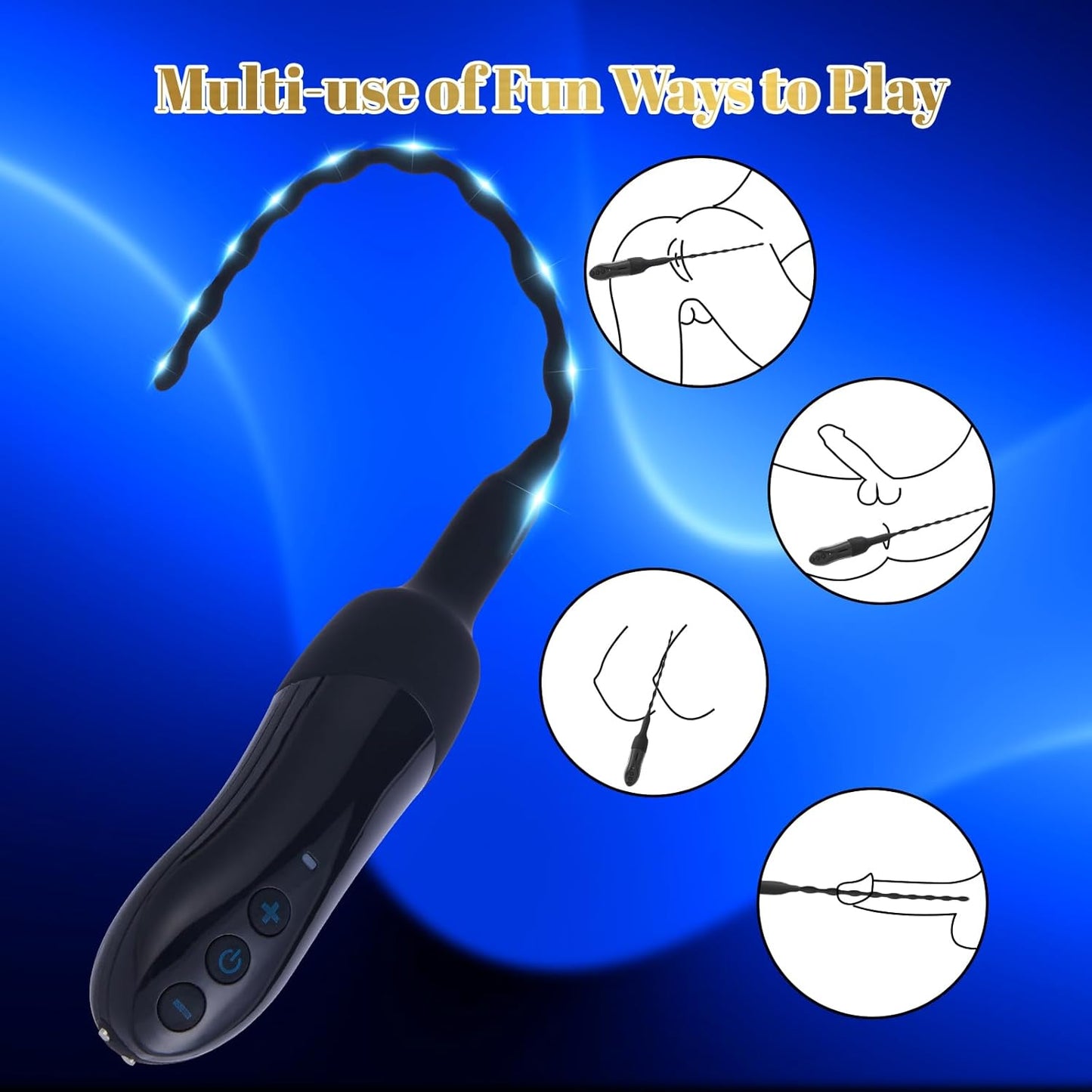 VibeDepth 20 - Mode Urethral Vibrator Male Plug - Vixen | Nova Network