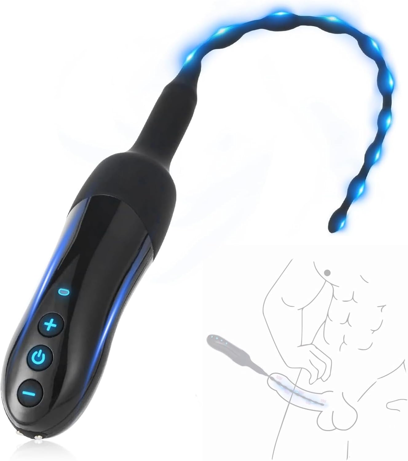 VibeDepth 20 - Mode Urethral Vibrator Male Plug - Vixen | Nova Network