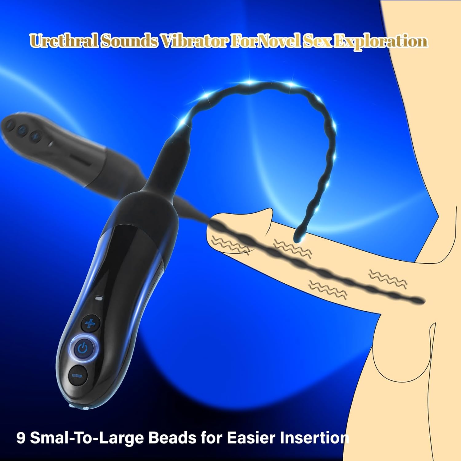 VibeDepth 20 - Mode Urethral Vibrator Male Plug - Vixen | Nova Network