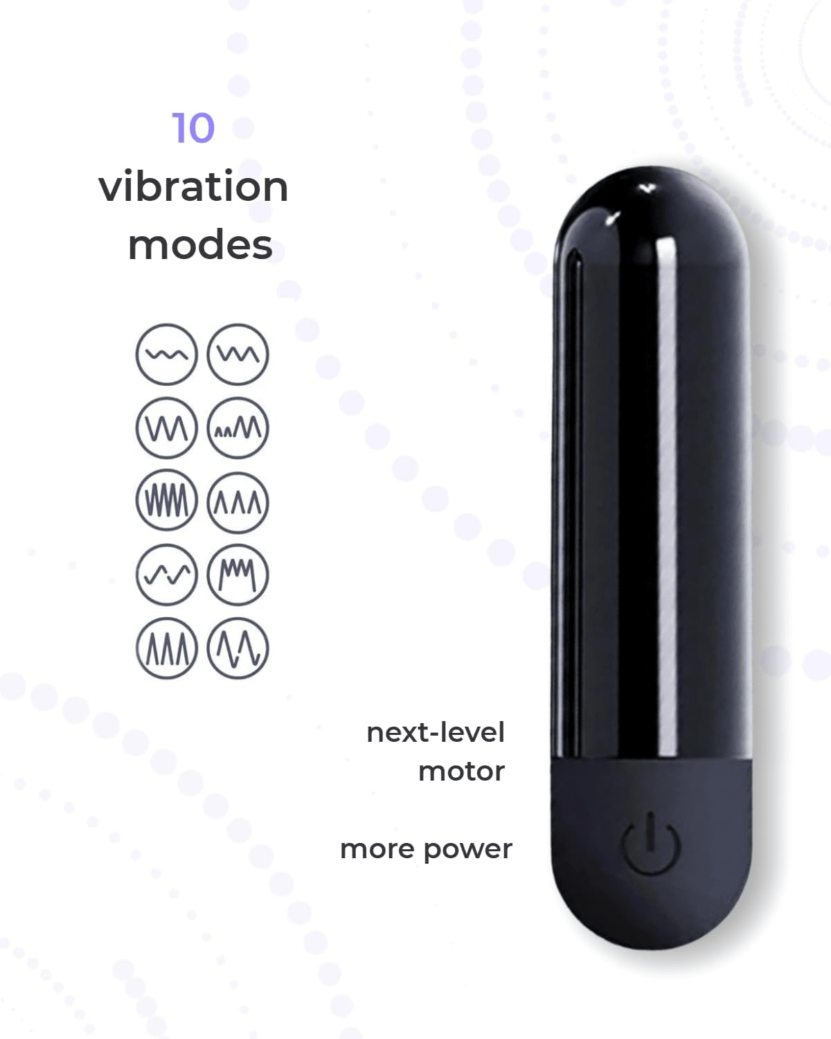 VibeEase Mini Bullet Vibrator for Clit & Nipple Stimulation - Vixen | Nova Network