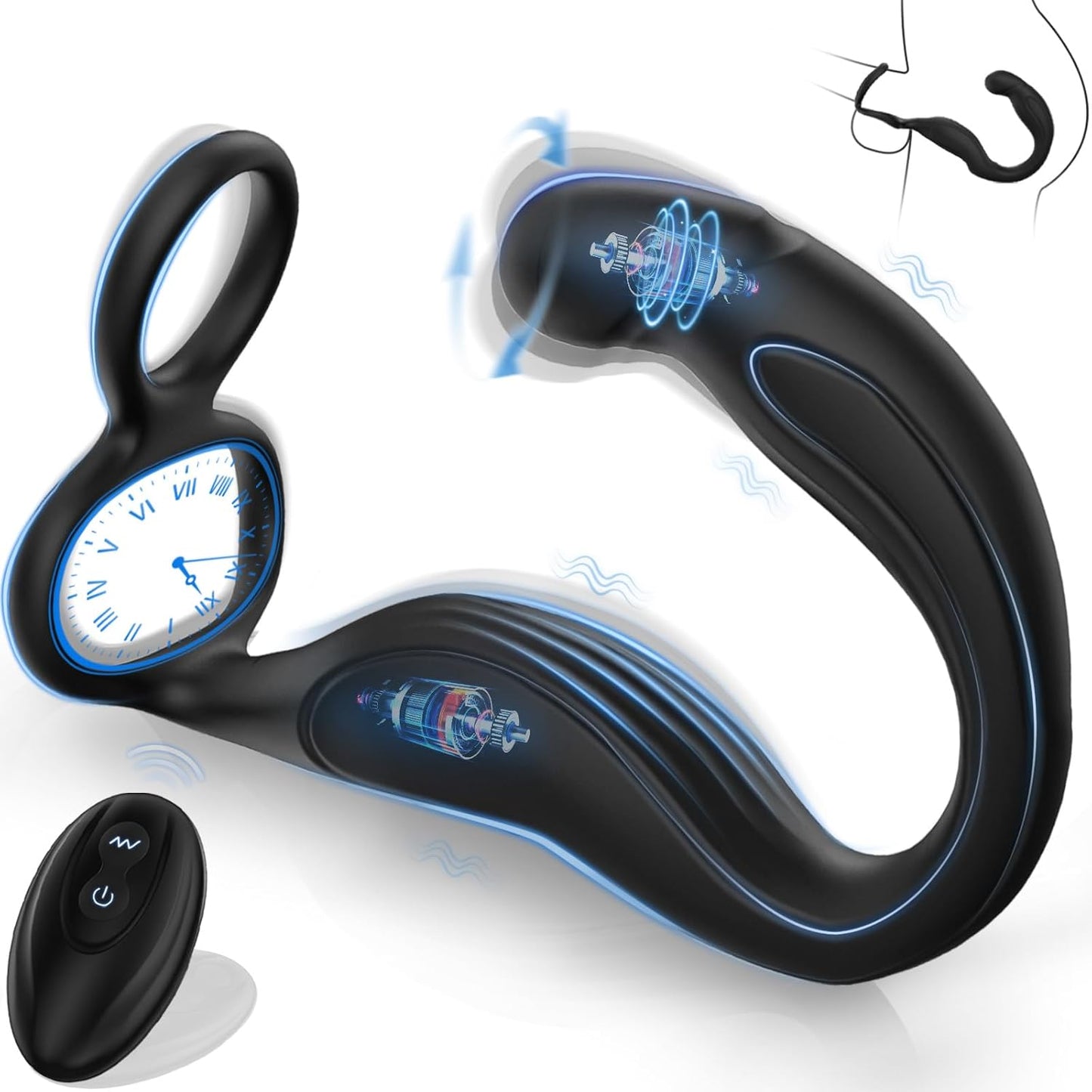 VibeFlex 360° Prostate Massager Cock Ring - Vixen | Nova Network