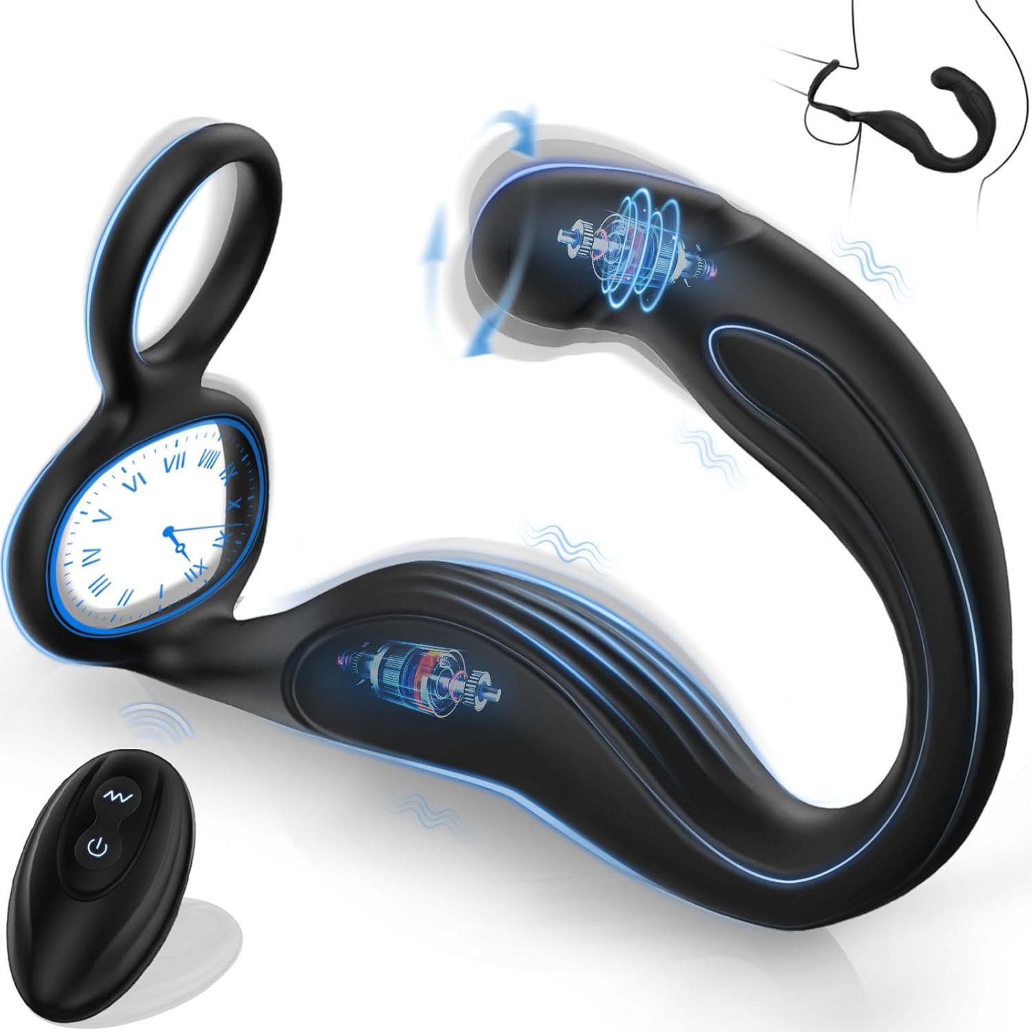 VibeFlex 360° Prostate Massager Cock Ring - Vixen | Nova Network