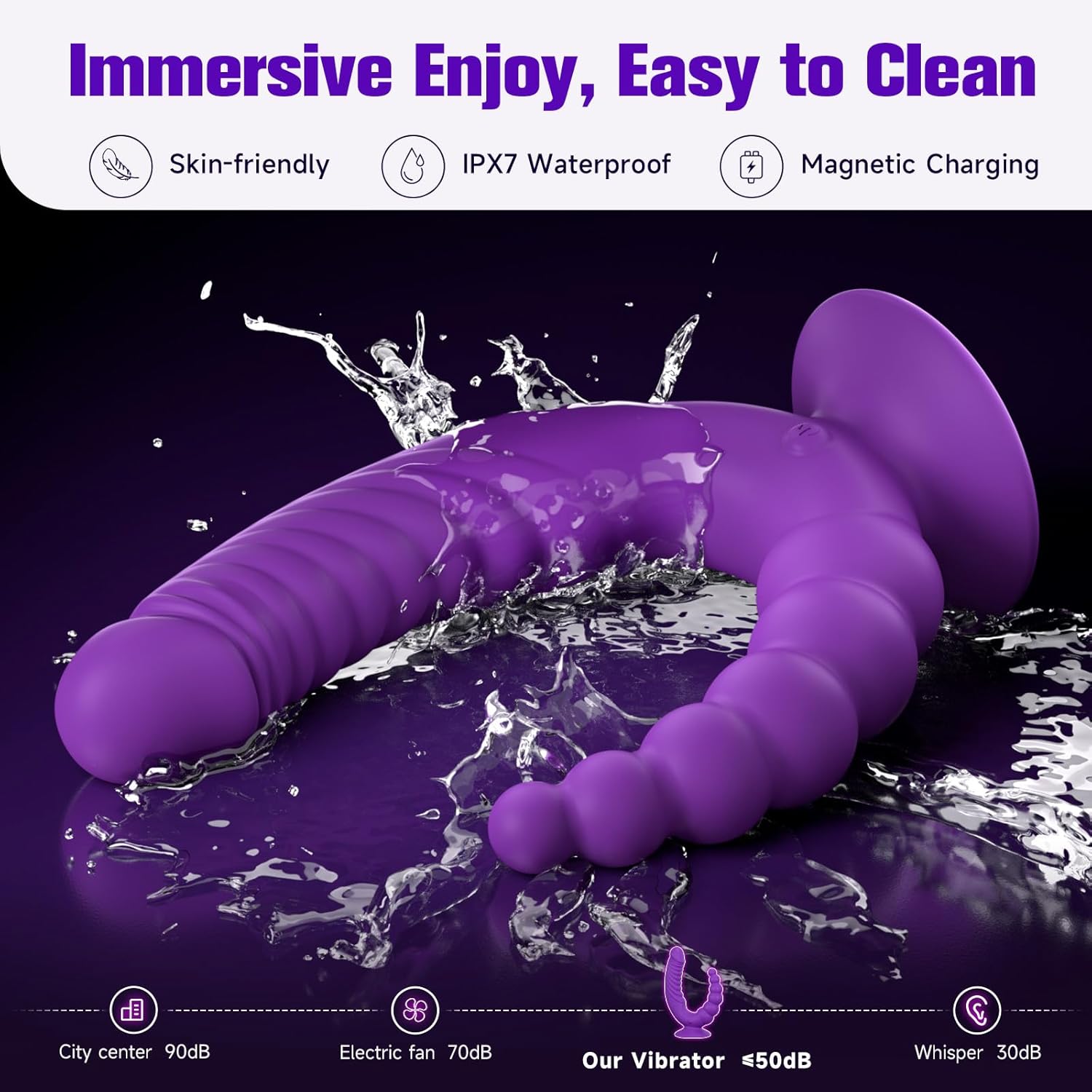 VibeFlex Double - Ended Vibrating Dildo - Vixen | Nova Network