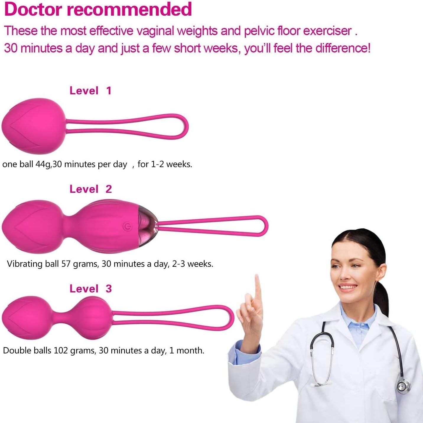 VibeFlex Remote Control Kegel Ball Set - Vixen | Nova Network